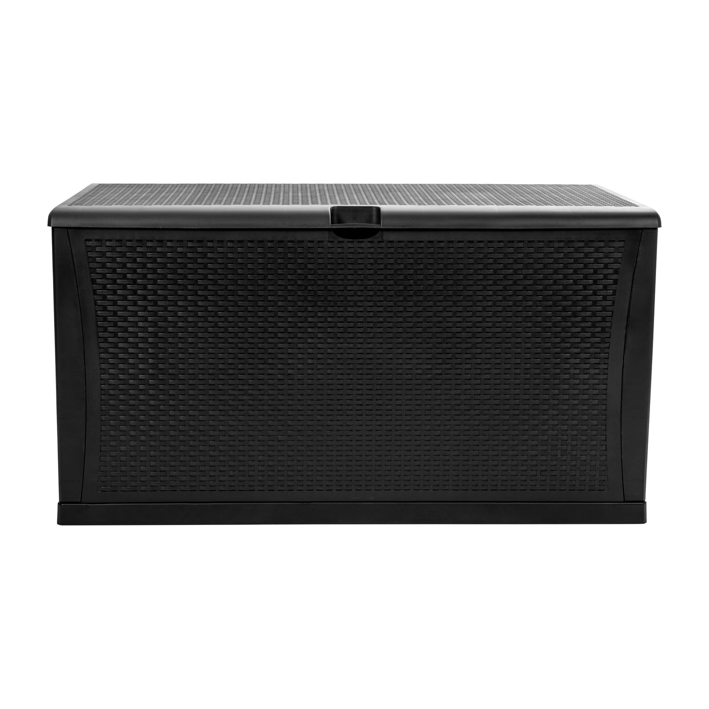 Black 120 Gal Plastic Deck Box QT-KTL-4023BK-GG