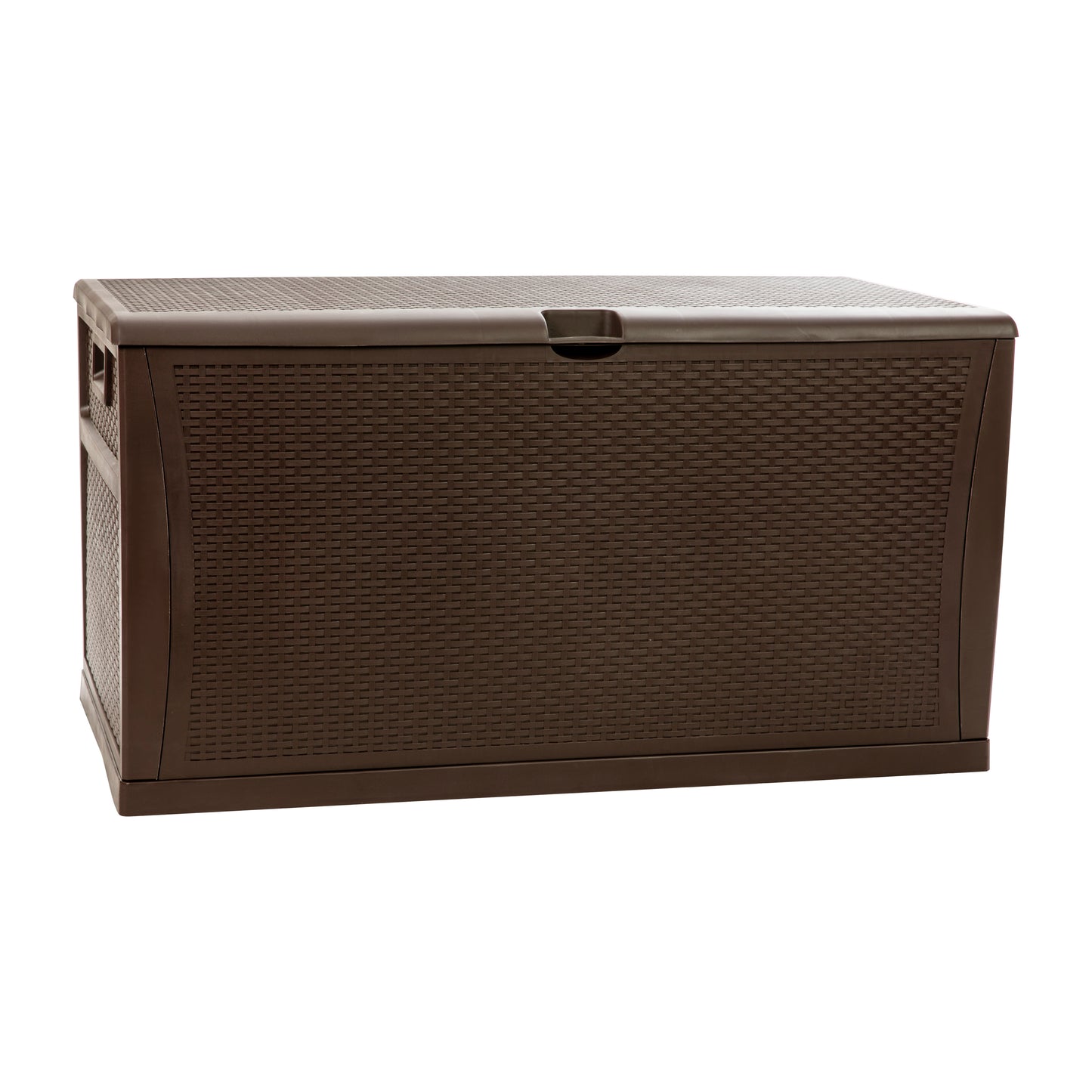 Brown 120 Gal Plastic Deck Box QT-KTL-4023BRN-GG