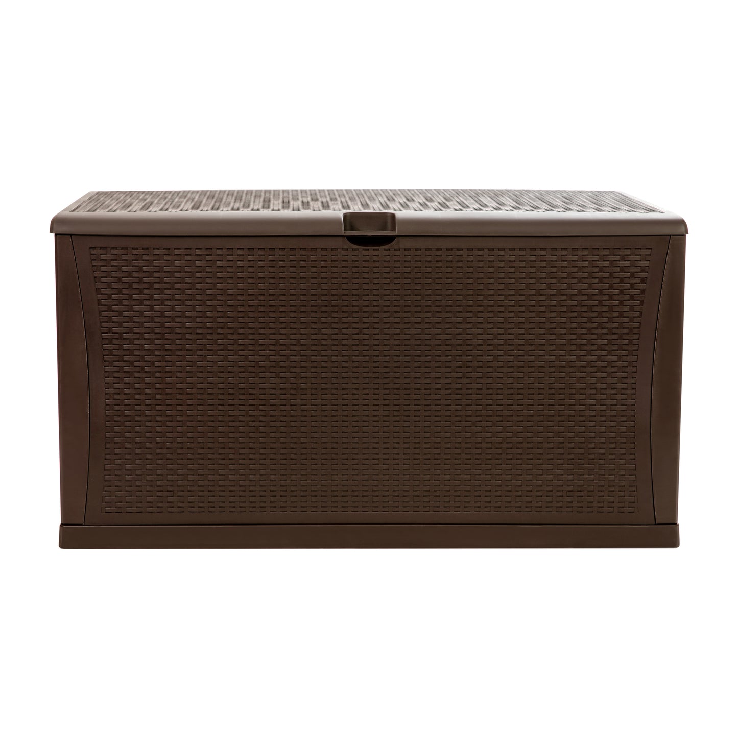 Brown 120 Gal Plastic Deck Box QT-KTL-4023BRN-GG