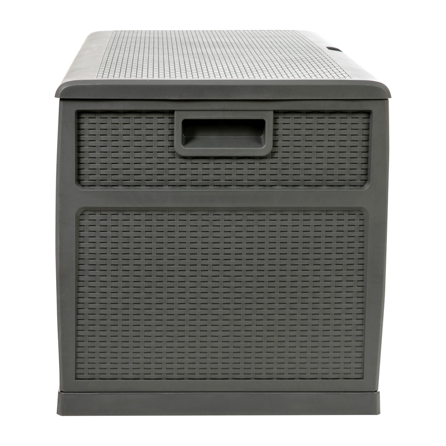 Gray 120 Gal Plastic Deck Box QT-KTL-4023GY-GG