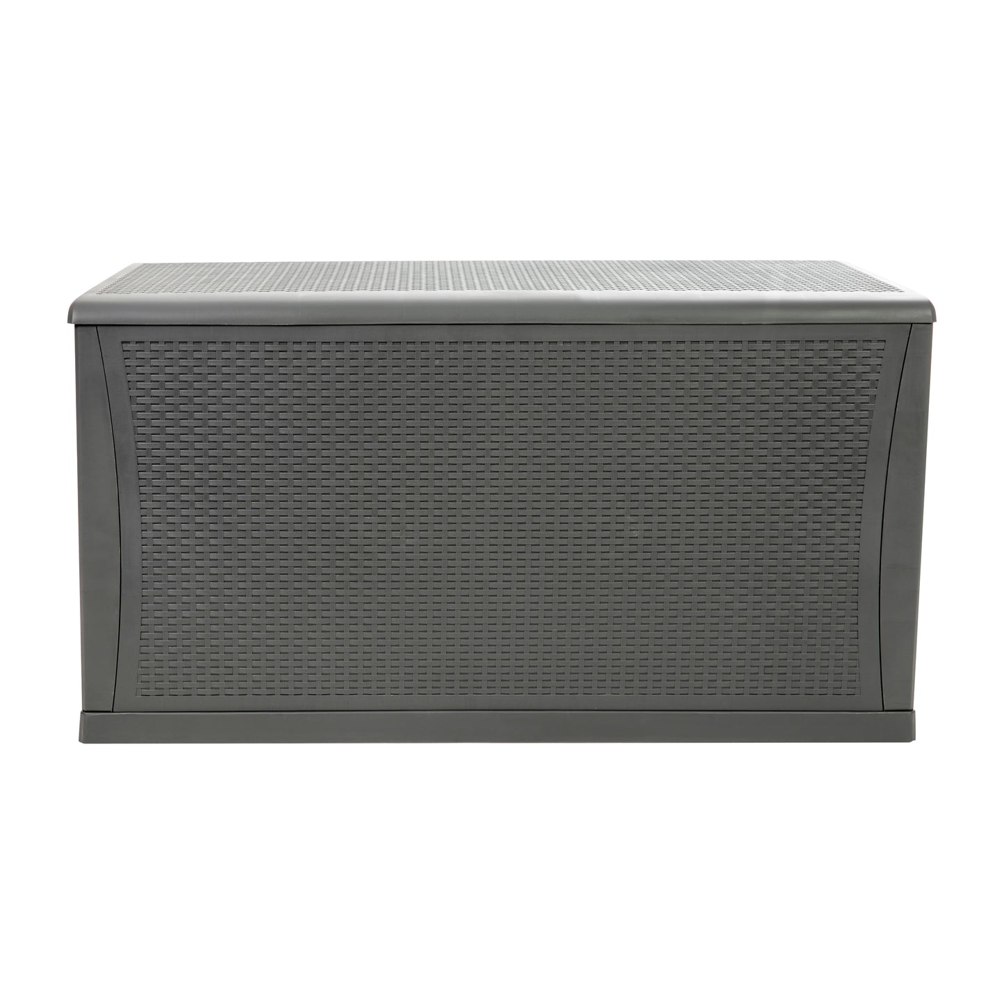 Gray 120 Gal Plastic Deck Box QT-KTL-4023GY-GG