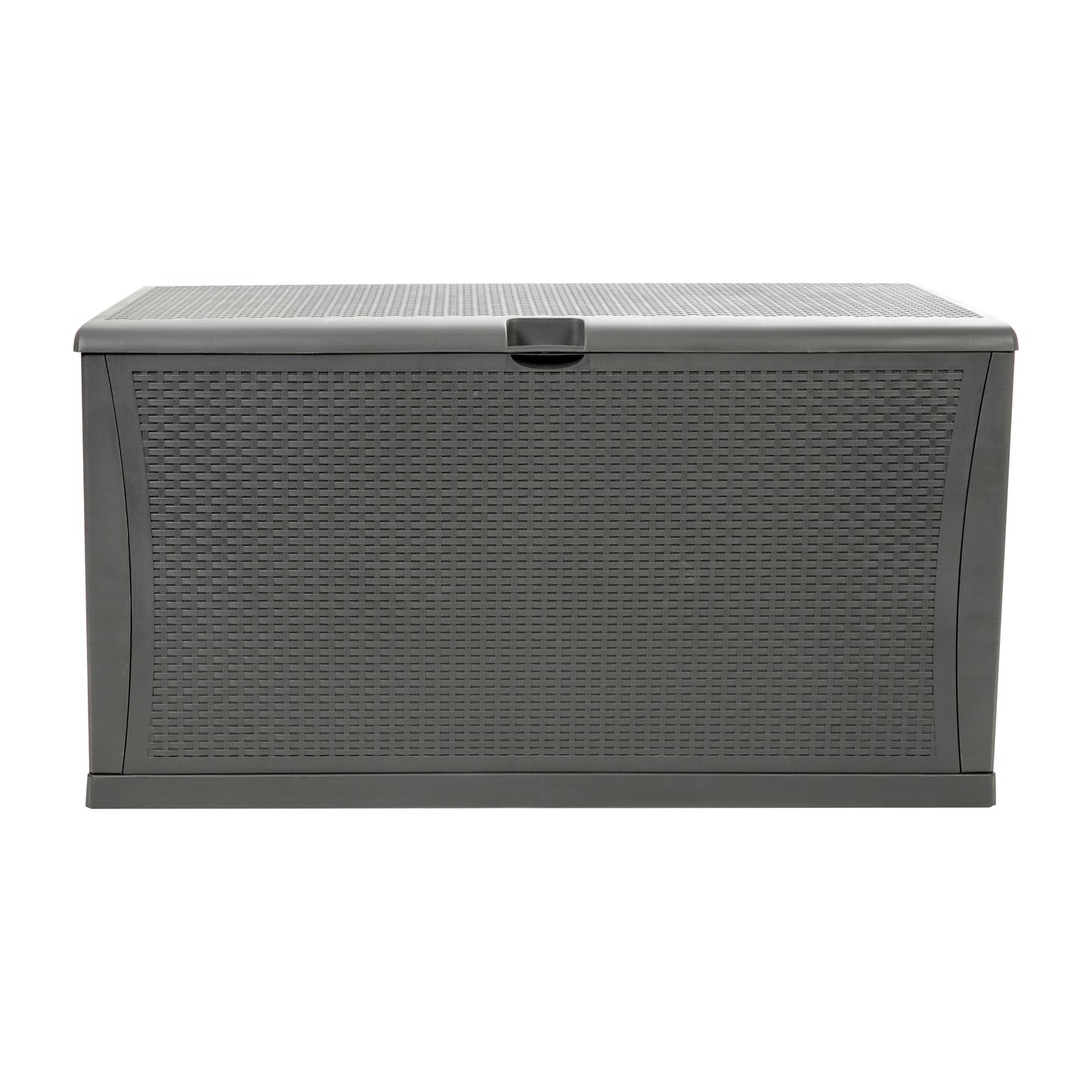 Gray 120 Gal Plastic Deck Box QT-KTL-4023GY-GG