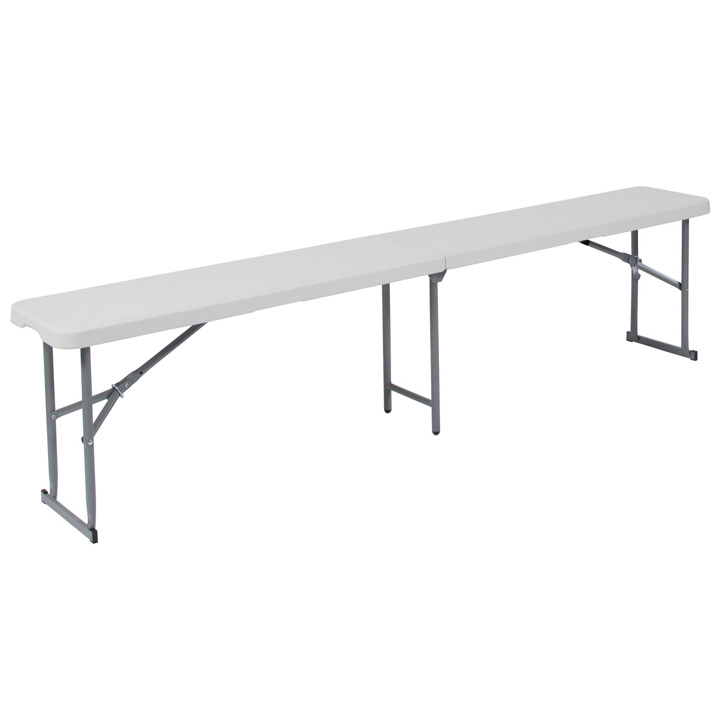 10.25x71 White Folding Bench RB-1172FH-GG