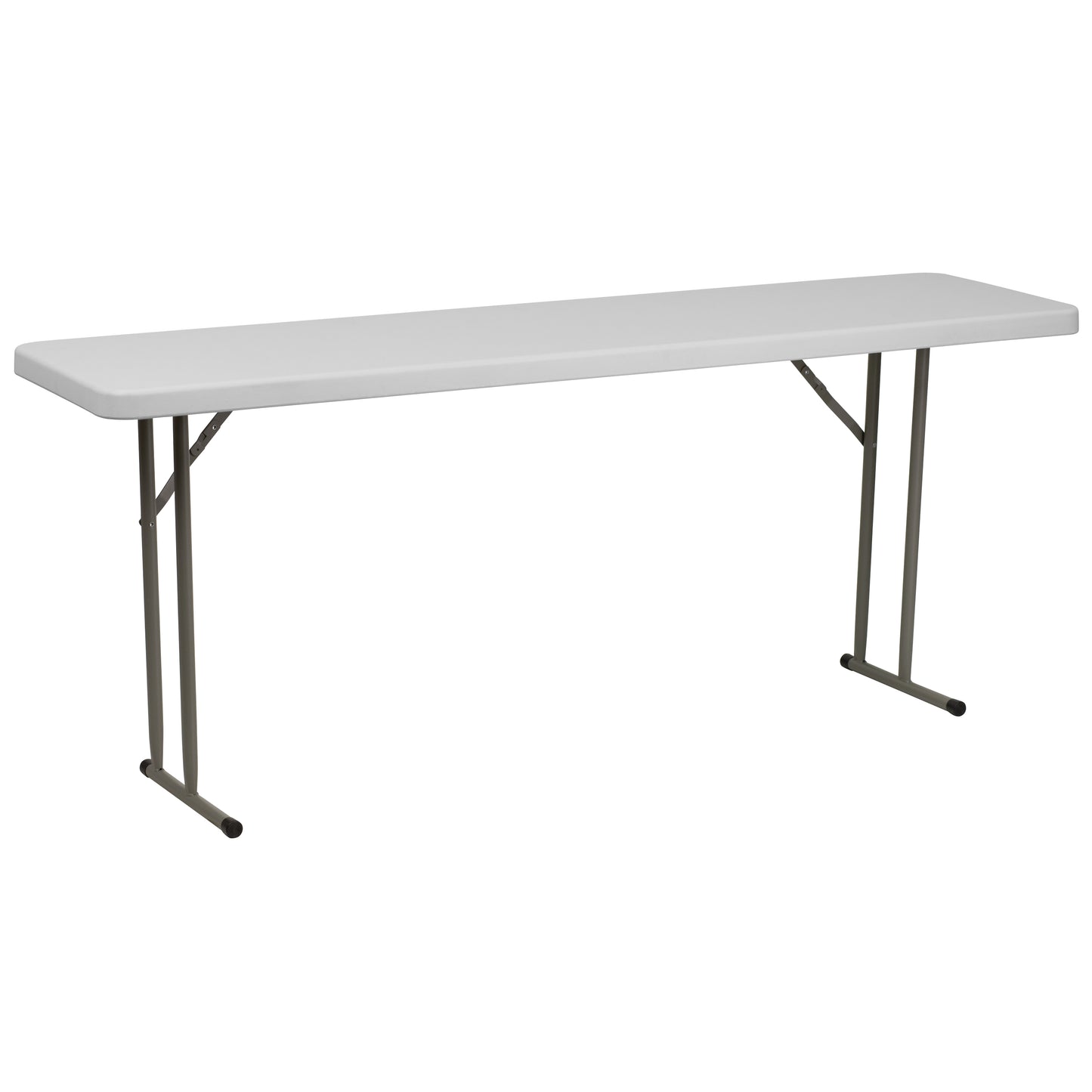 6-Foot White Fold Train Table RB-1872-GG