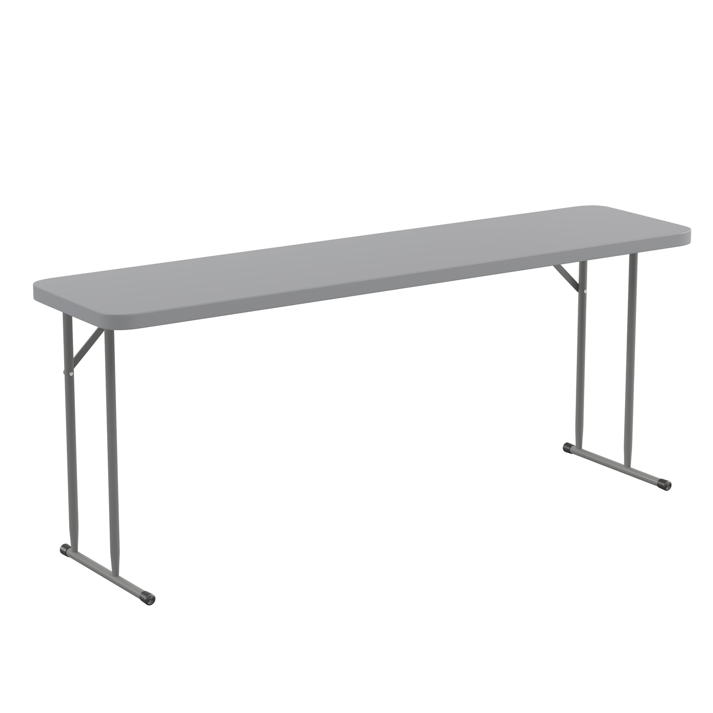 6-Foot Gray Fold Train Table RB-1872-GY-GG