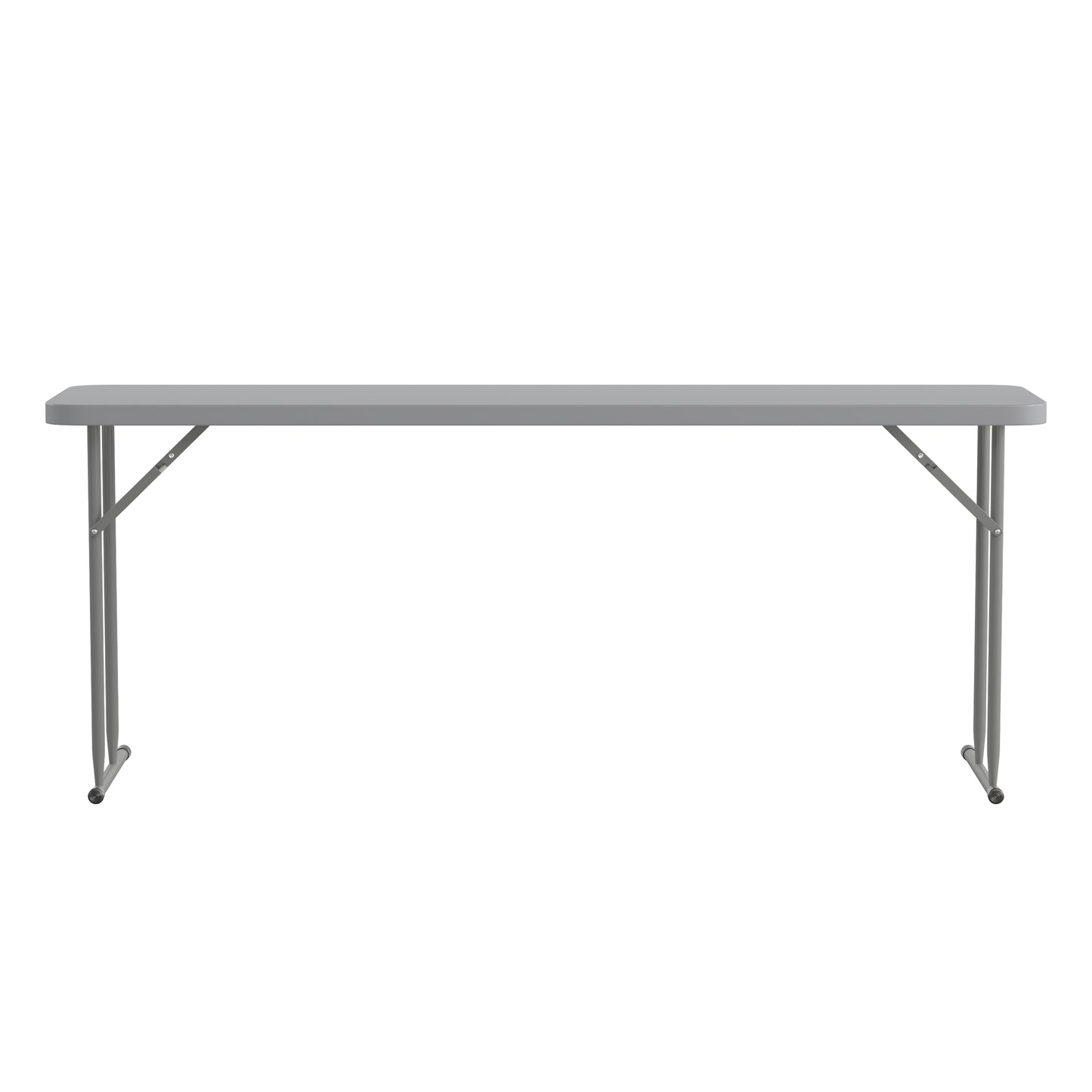 6-Foot Gray Fold Train Table RB-1872-GY-GG