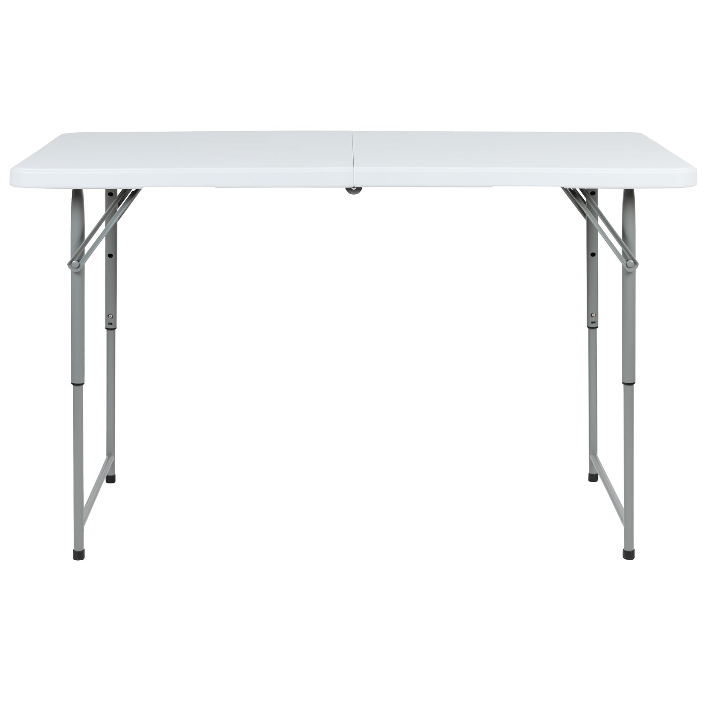 24x47.5 White Bi-Fold Table RB-2448ADJ-2-GG