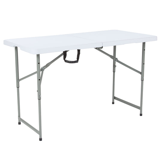 24x48 White Bi-Fold Table RB-2448ADJ-GG