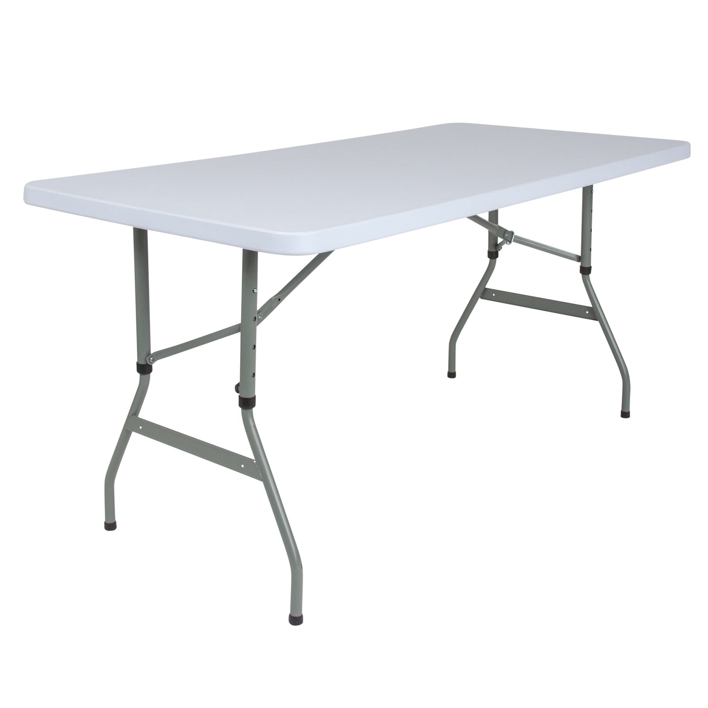 30x60 White Plastic Fold Table RB-3050ADJ-GG