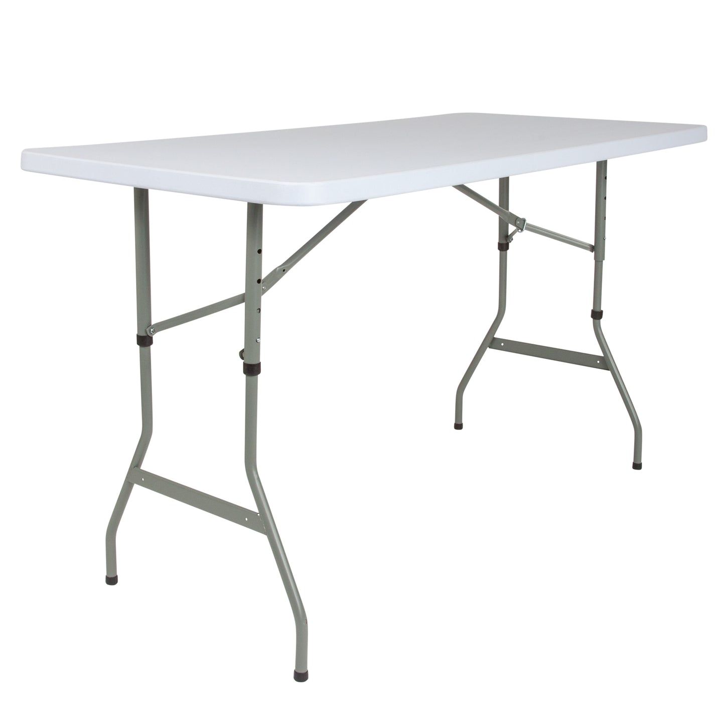 30x60 White Plastic Fold Table RB-3050ADJ-GG