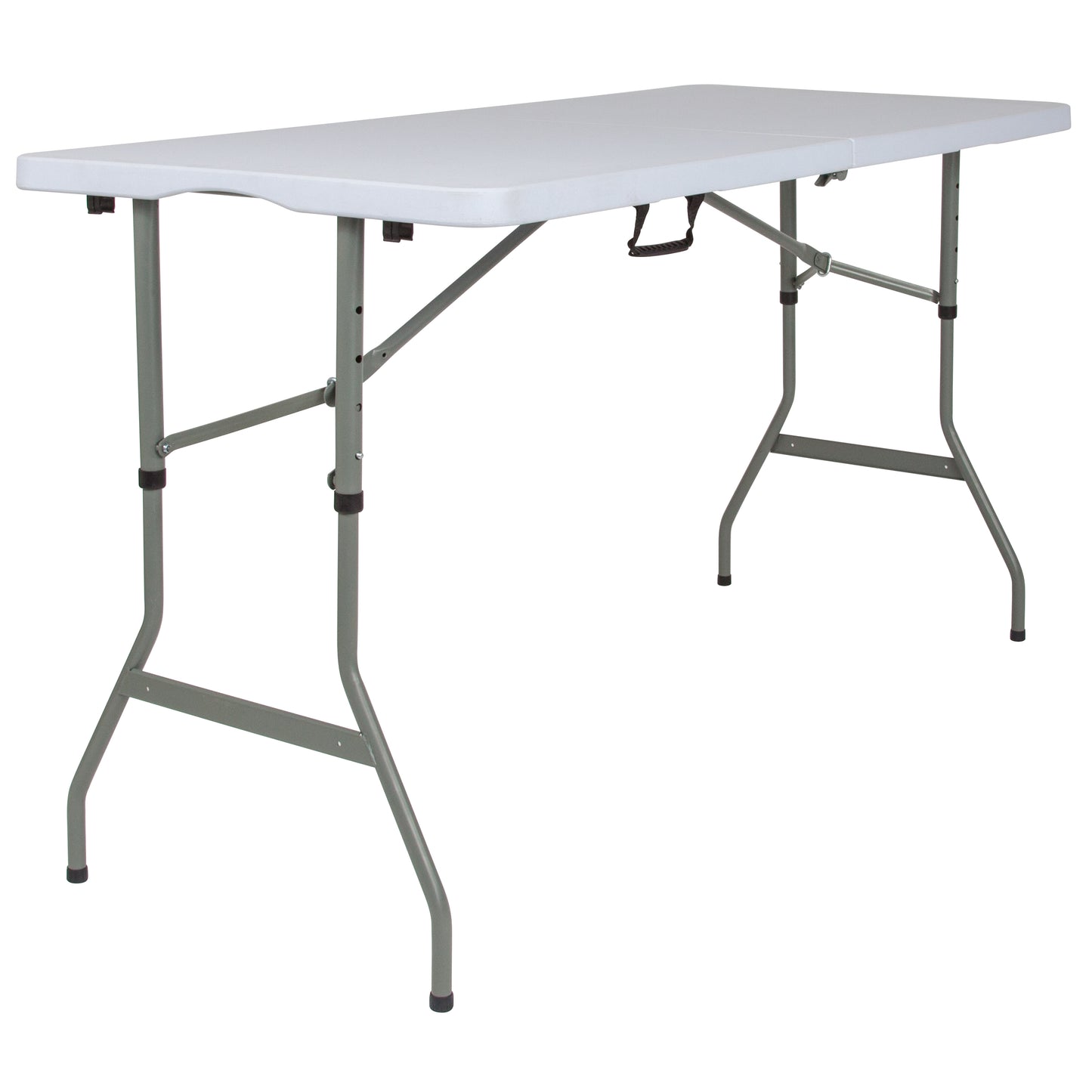 30x60 White Bi-Fold Table RB-3050FH-ADJ-GG