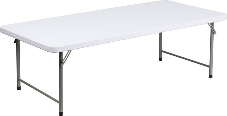 30x60 White Plastic Fold Table RB-3060-KID-GG