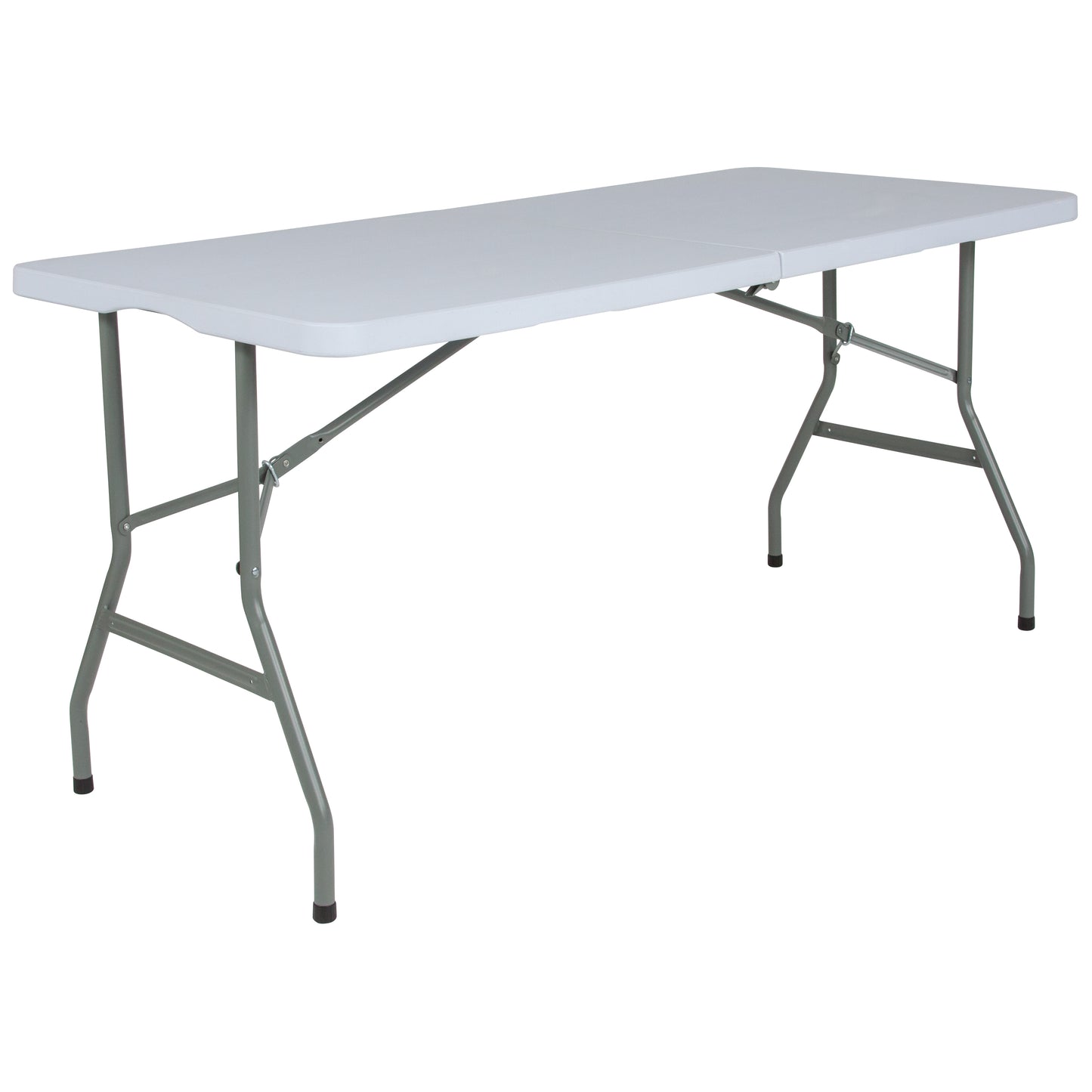 30x60 White Plastic Fold Table RB-3060FH-RES-GG