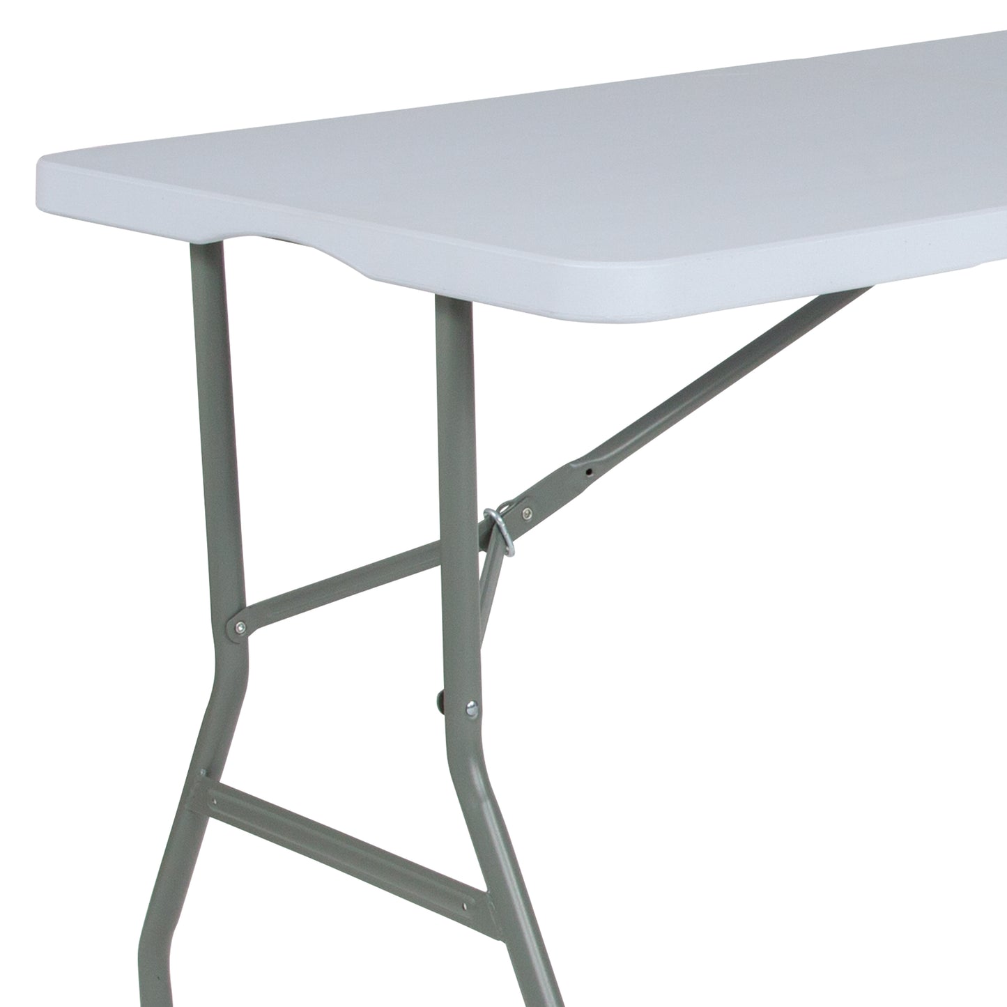 30x60 White Plastic Fold Table RB-3060FH-RES-GG