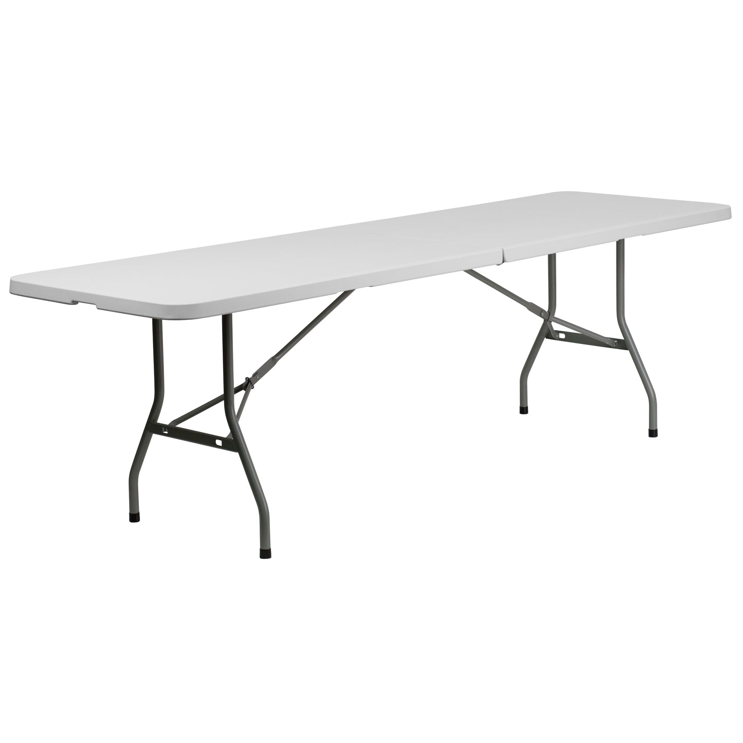 30x96 White Plastic Fold Table RB-3096FH-GG