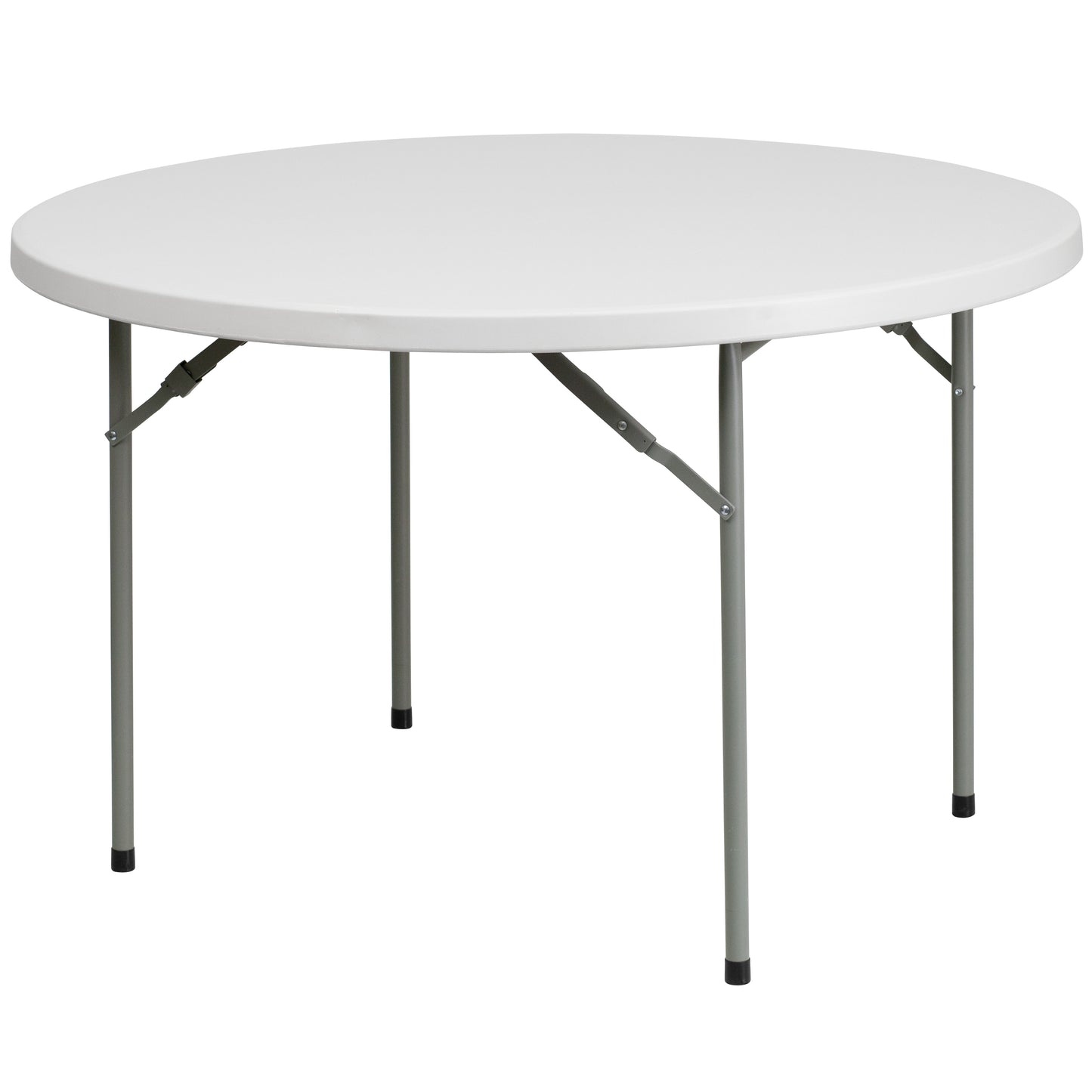 48RD White Plastic Fold Table RB-48R-GG