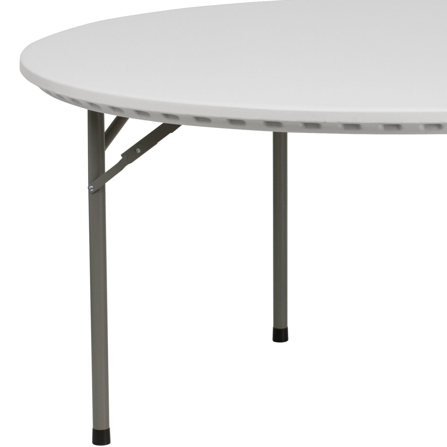 60RD White Plastic Fold Table RB-60R-GG