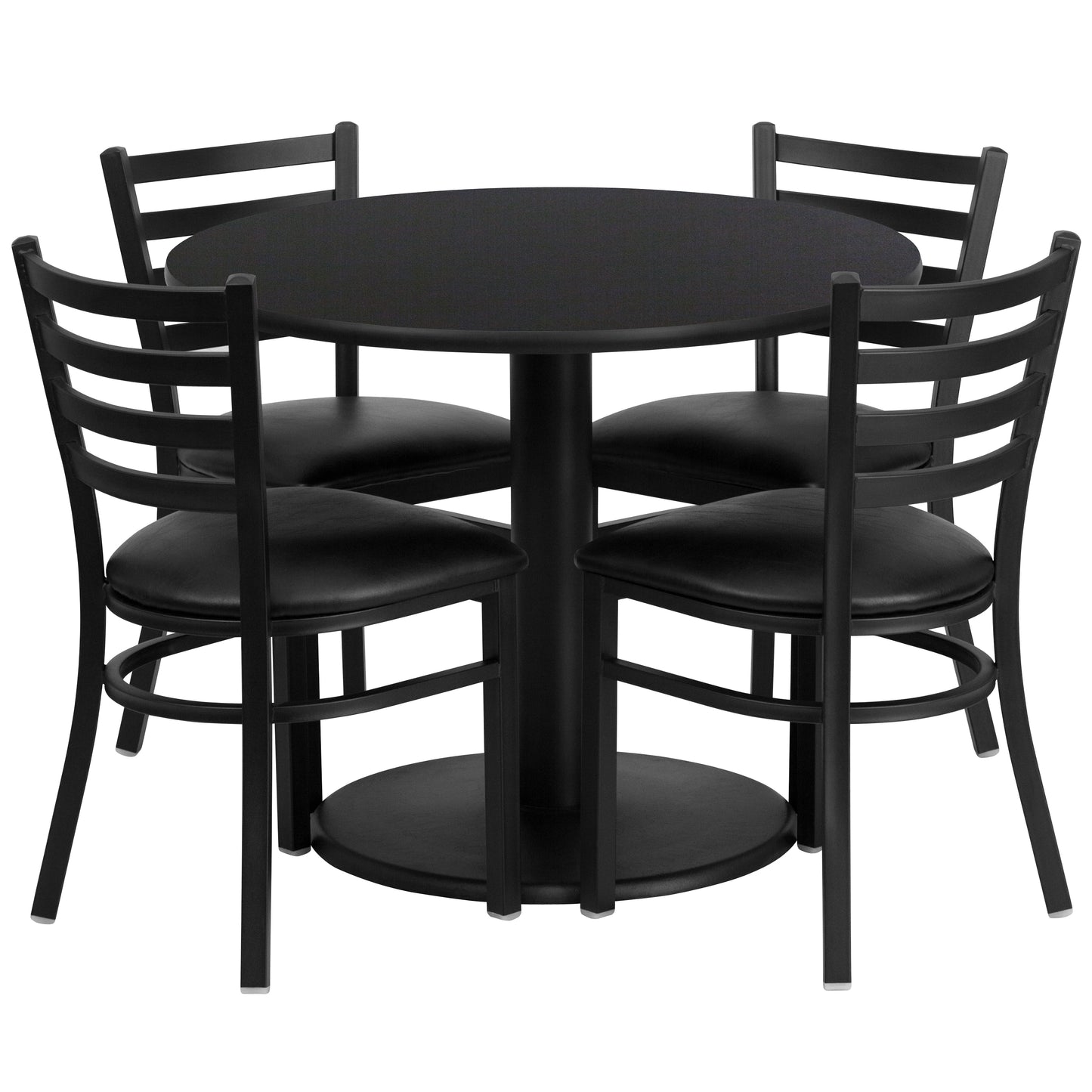 36RD BK Table-BK VYL Seat RSRB1029-GG