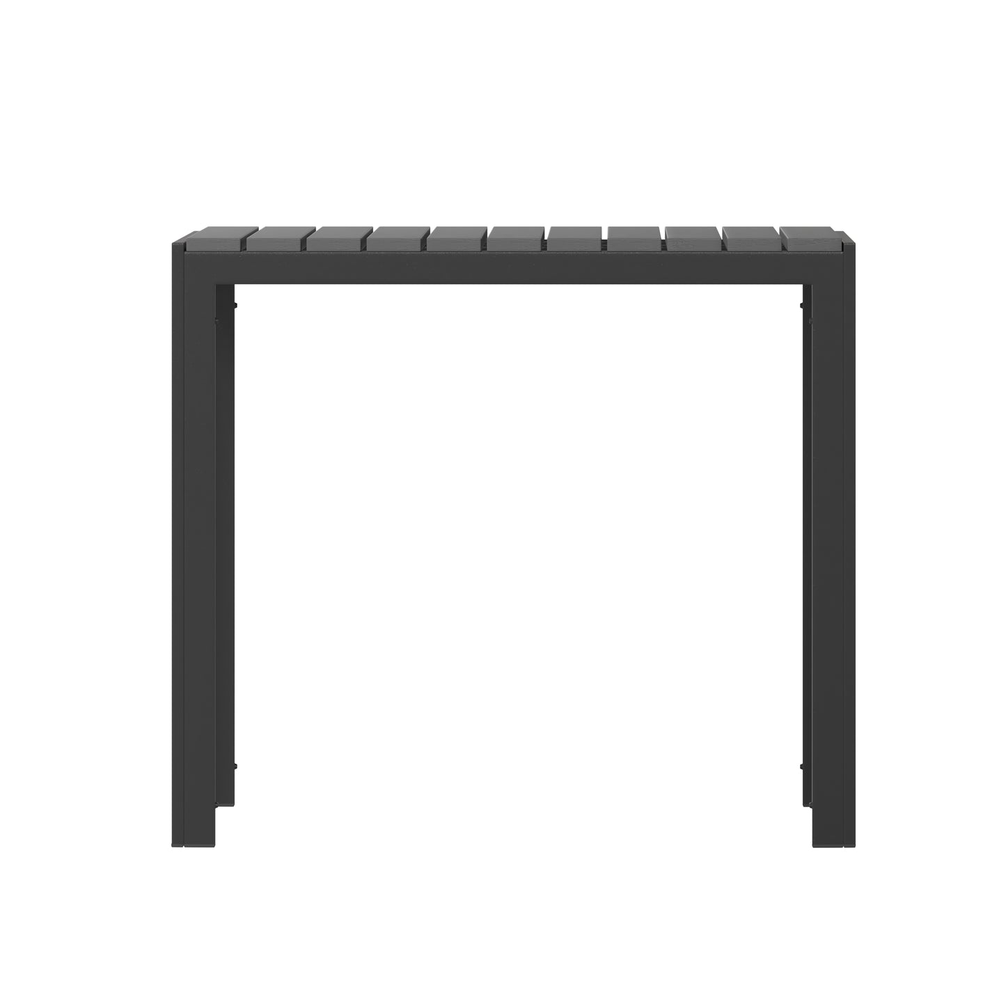 Black All-Weather Patio Table SB-A268T-BK-GG