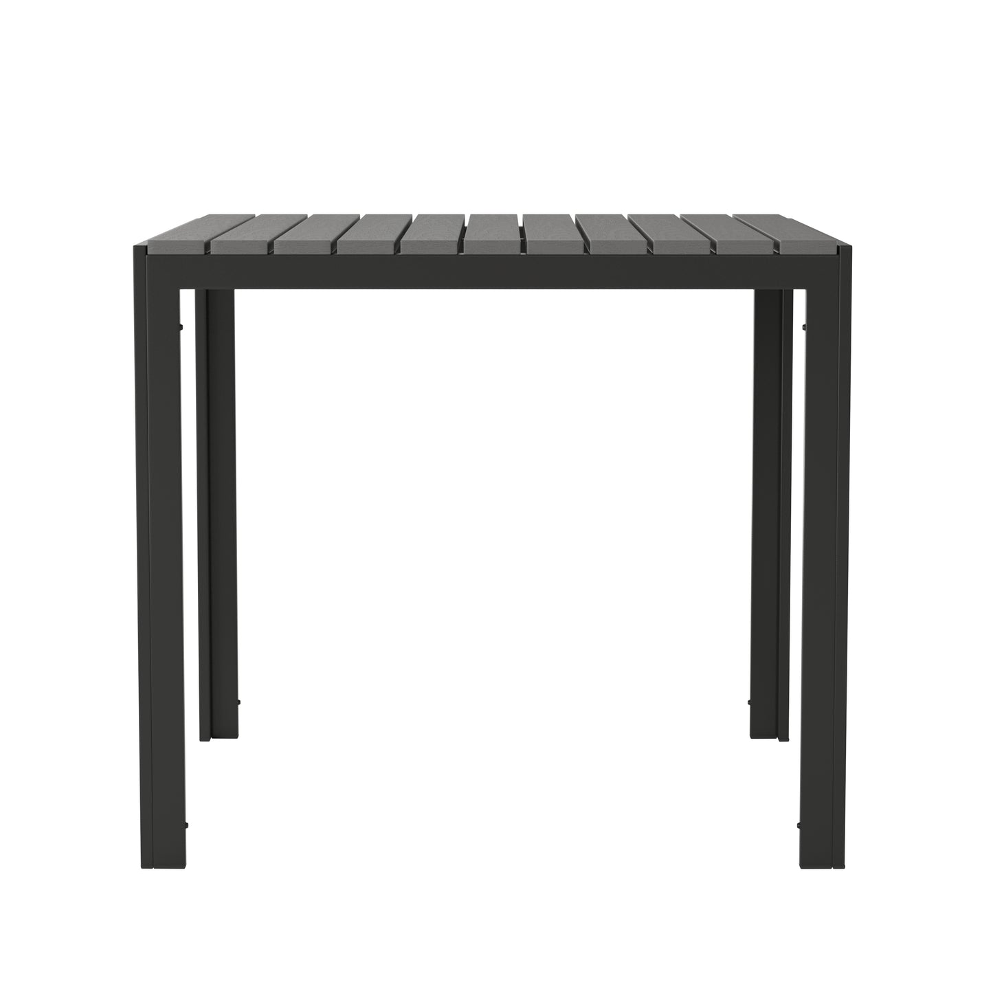 Black All-Weather Patio Table SB-A268T-BK-GG