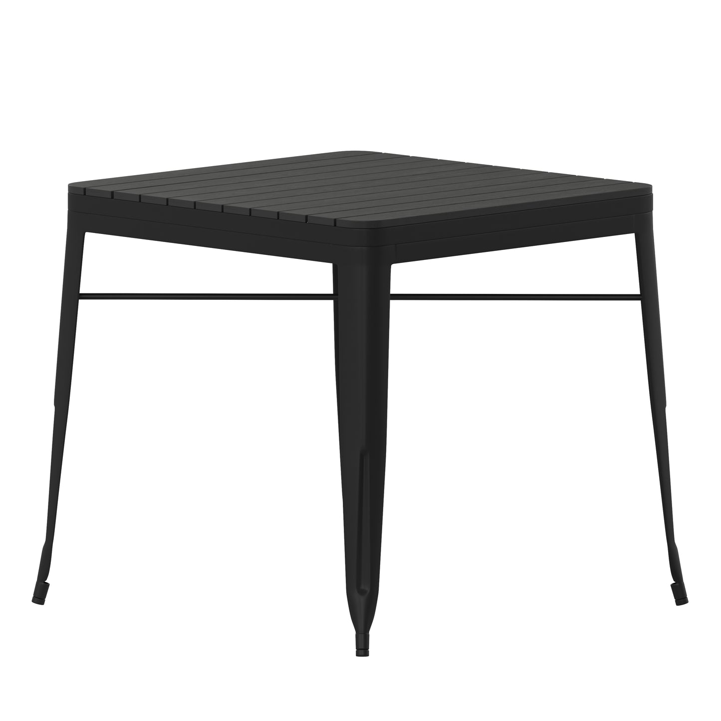 Black All-Weather Patio Table SB-T11T-BK-GG