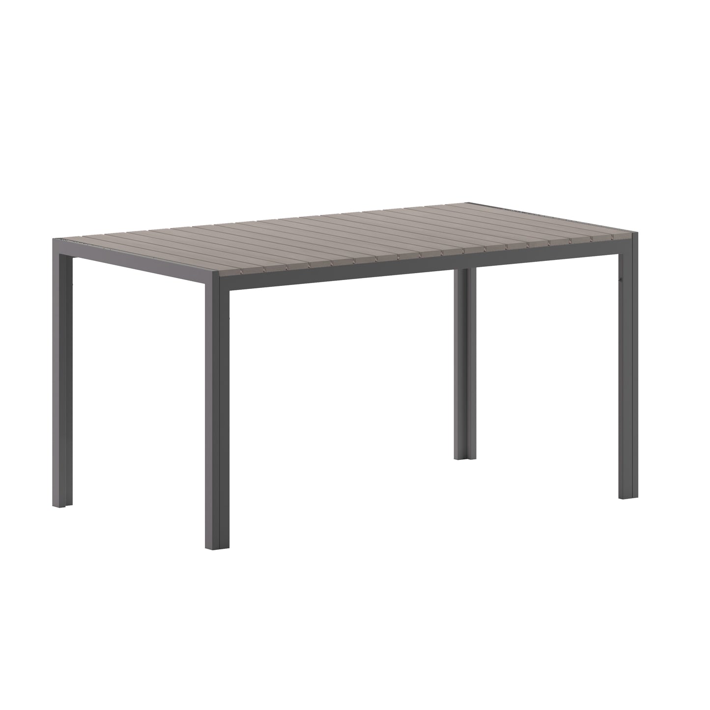 Gray/Gray 55x31 Patio Table SB-TB269-GRY-GG