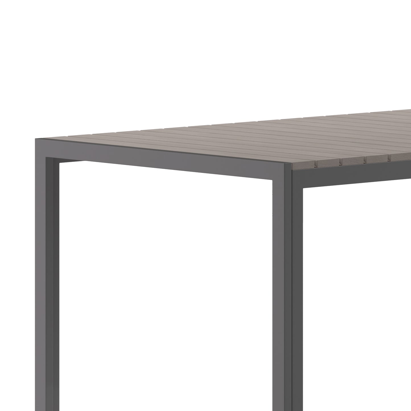 Gray/Gray 55x31 Patio Table SB-TB269-GRY-GG