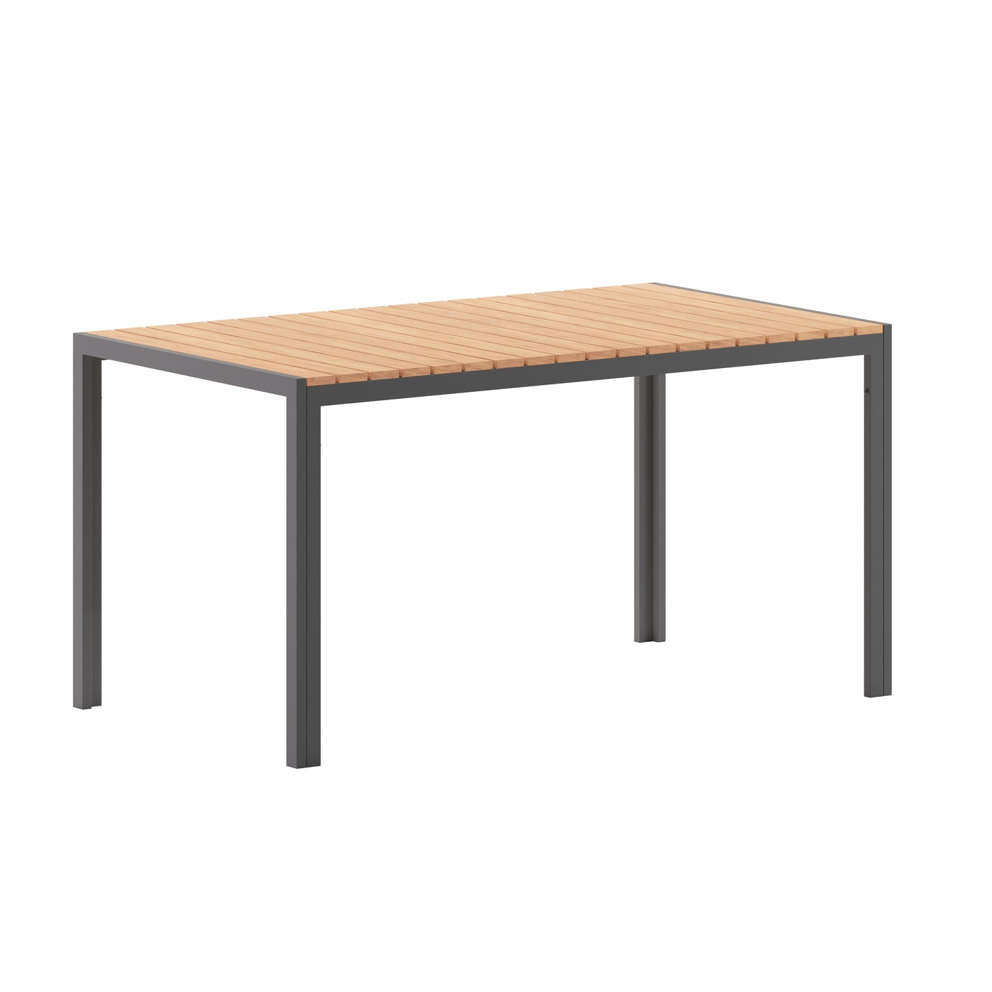 Modern Commercial Grade 55" x 31" Patio Dining Table