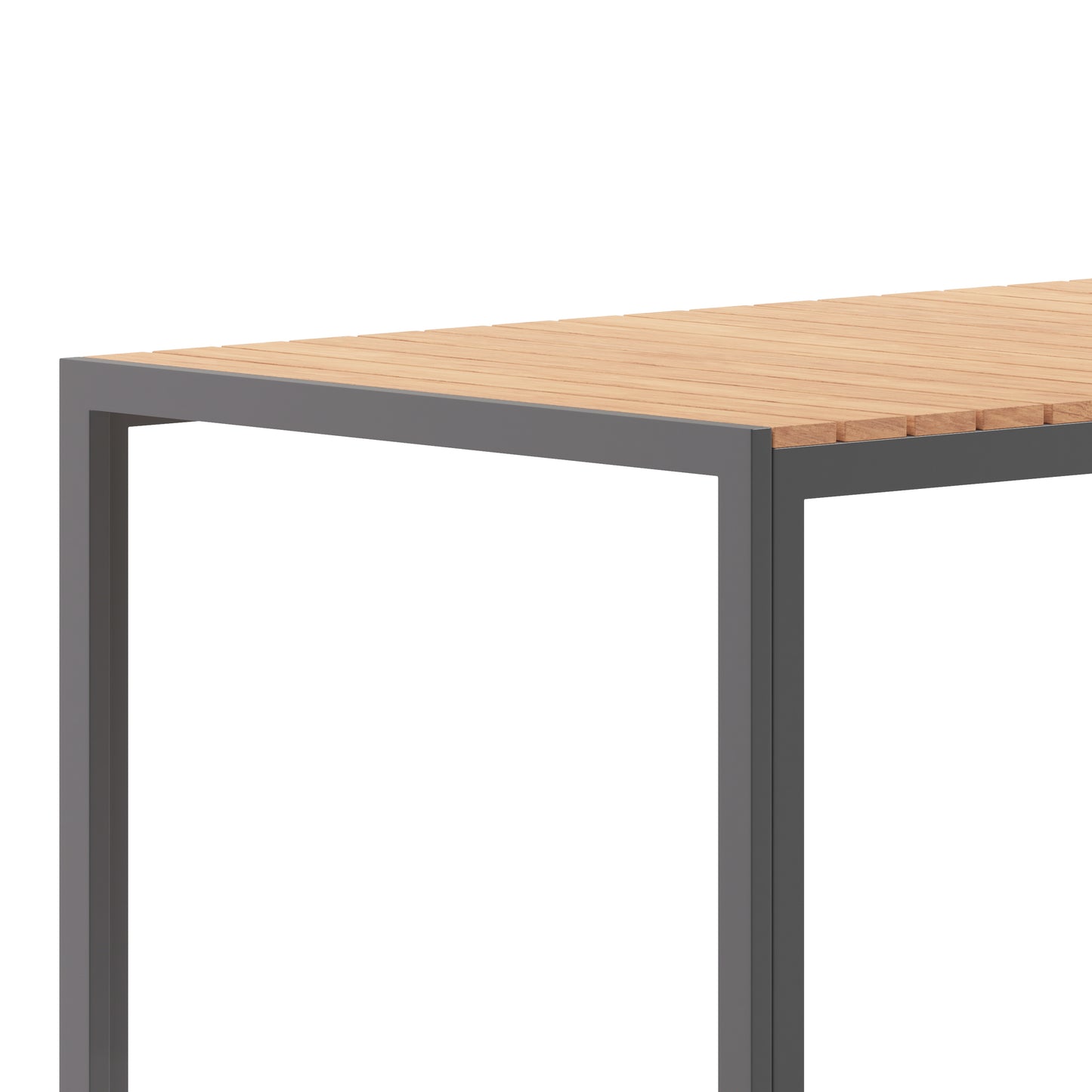 Modern Commercial Grade 55" x 31" Patio Dining Table