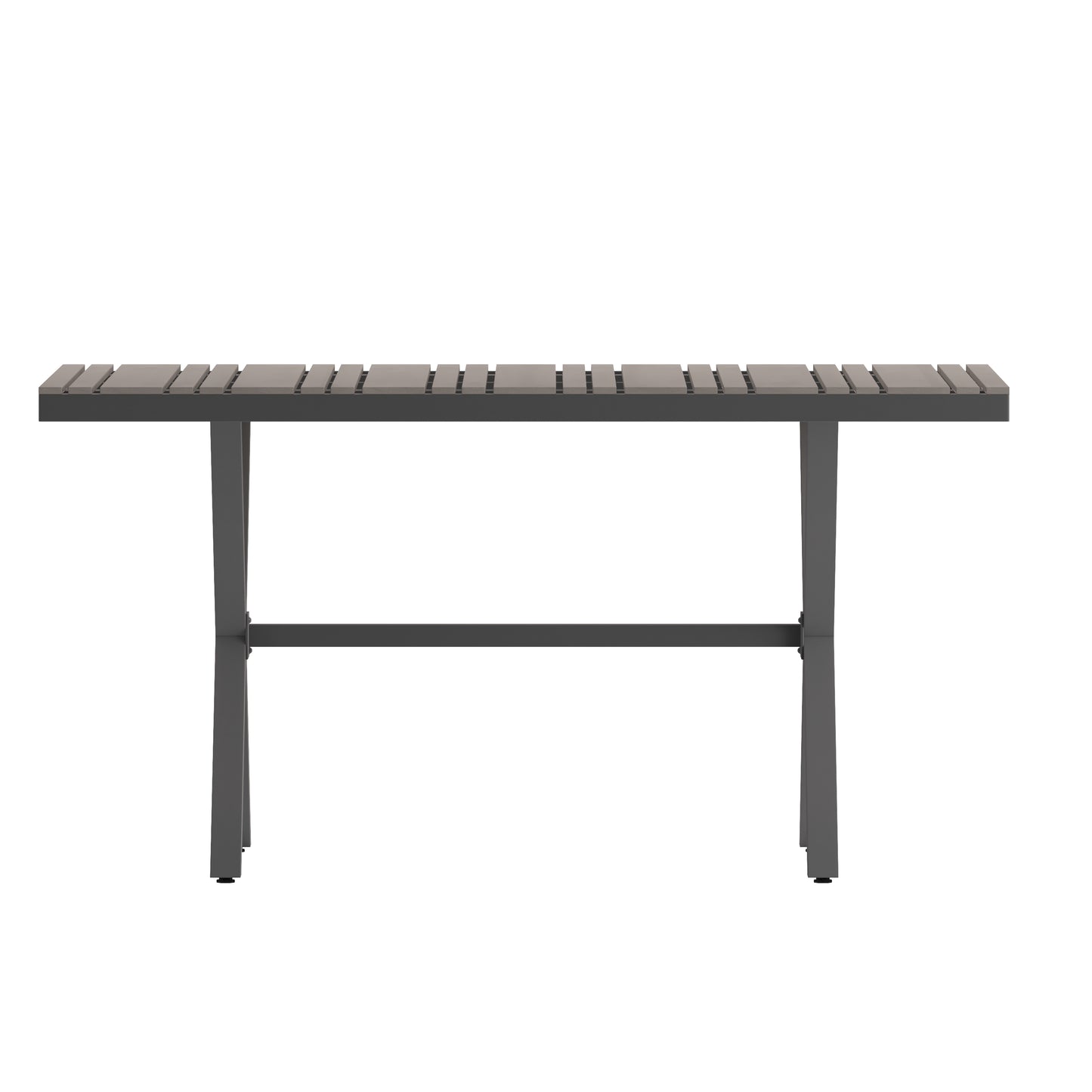 Modern Commercial Grade X-Frame Patio Dining Table