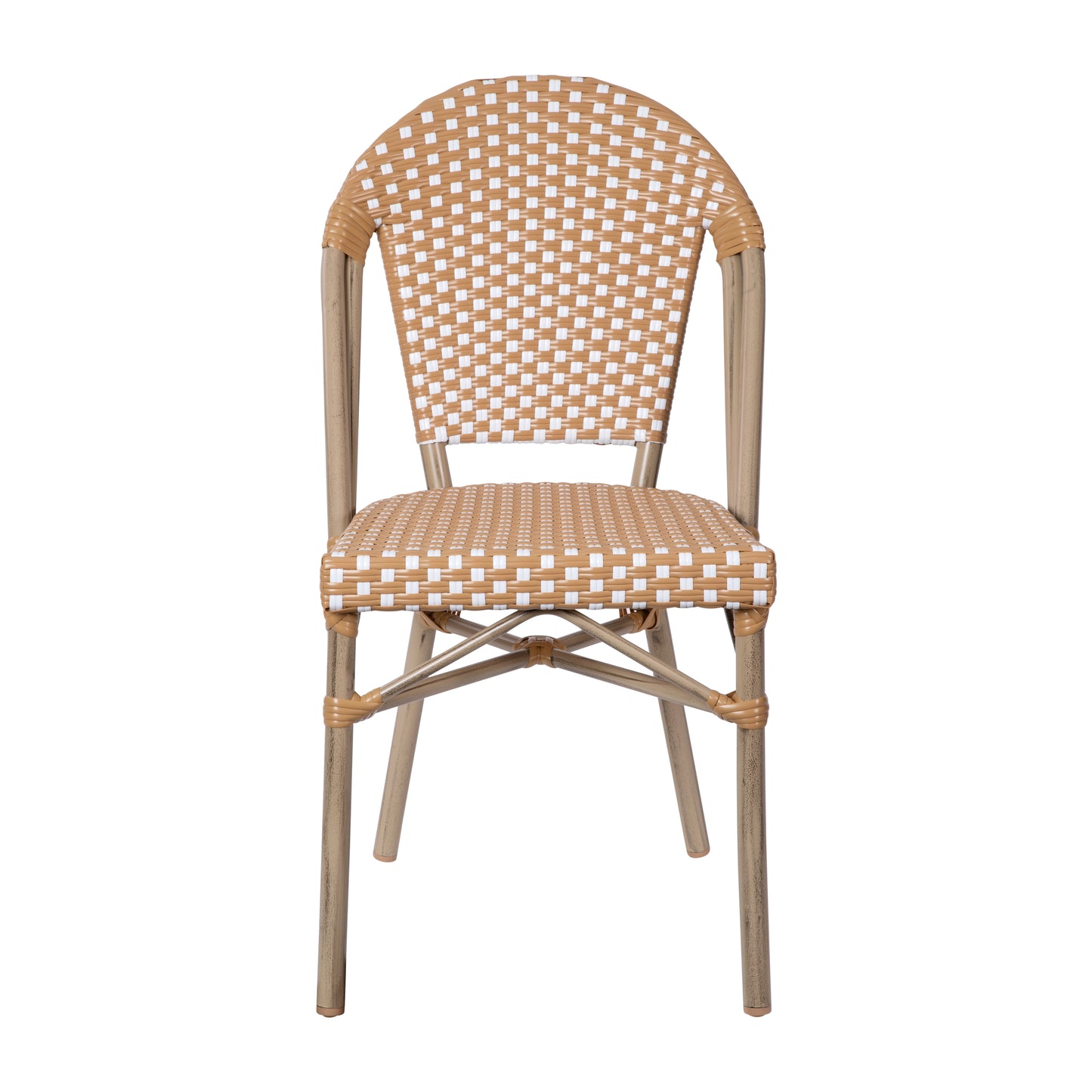 NAT/White French Cafe Chair SDA-AD642001-F-NATWH-LTNAT-GG