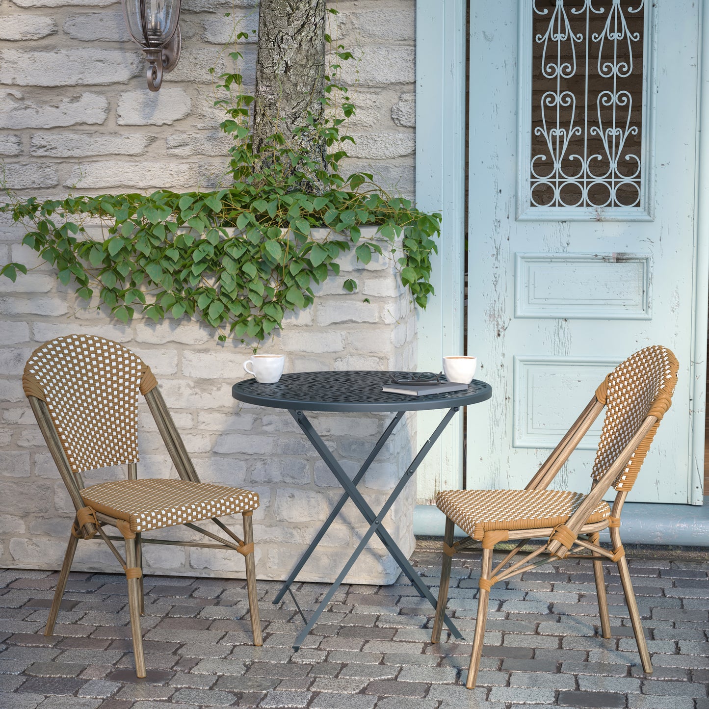 Classic Commercial Grade Indoor/Outdoor French Bistro Chair