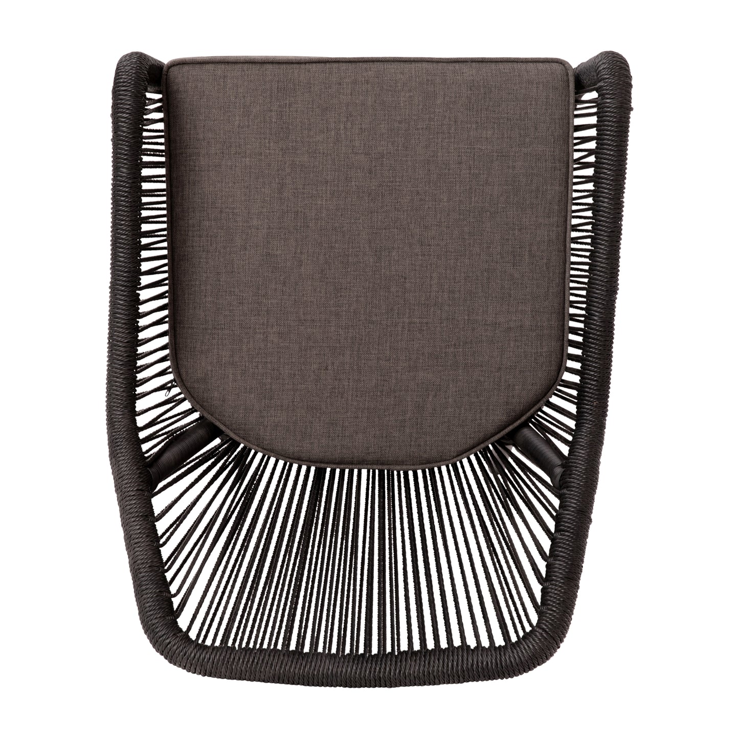 Set of 2 Black Patio Chairs SDA-AD892006-BK-2-GG