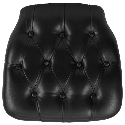 Black Vinyl Cushion SZ-TUFT-BLACK-GG