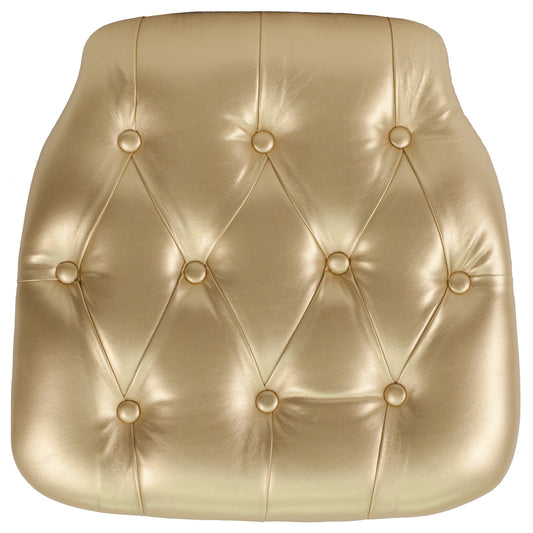 Gold Vinyl Cushion SZ-TUFT-GOLD-GG