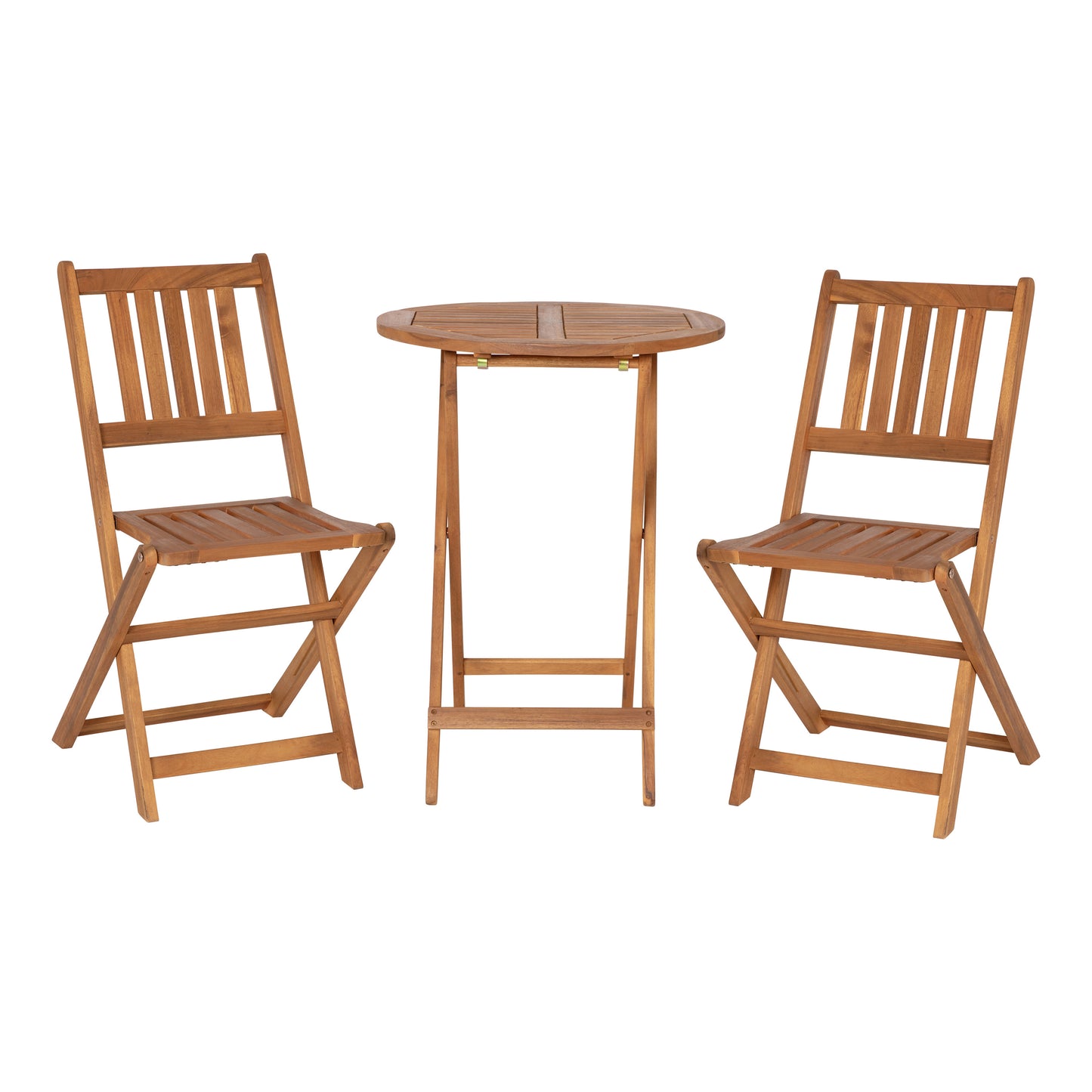 3PC Natural Folding Bistro Set THB-S4460-NAT-GG