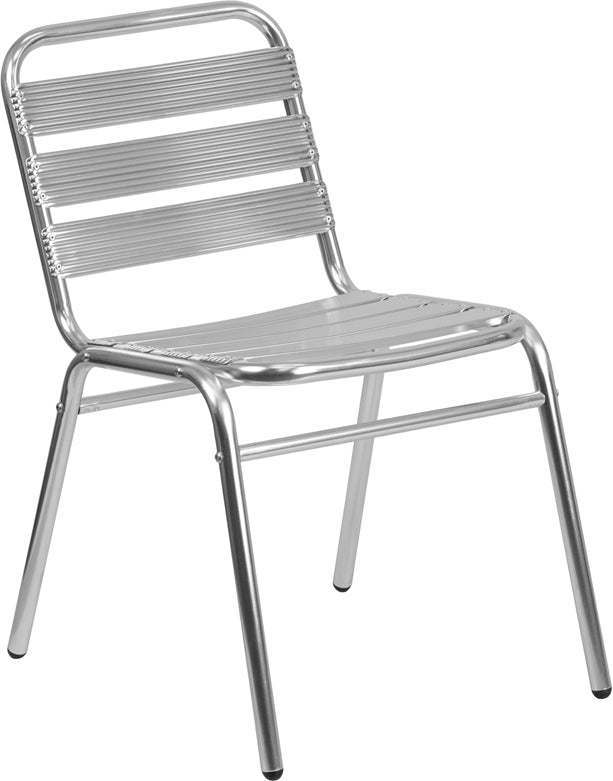 Aluminum Slat Back Chair TLH-015-GG