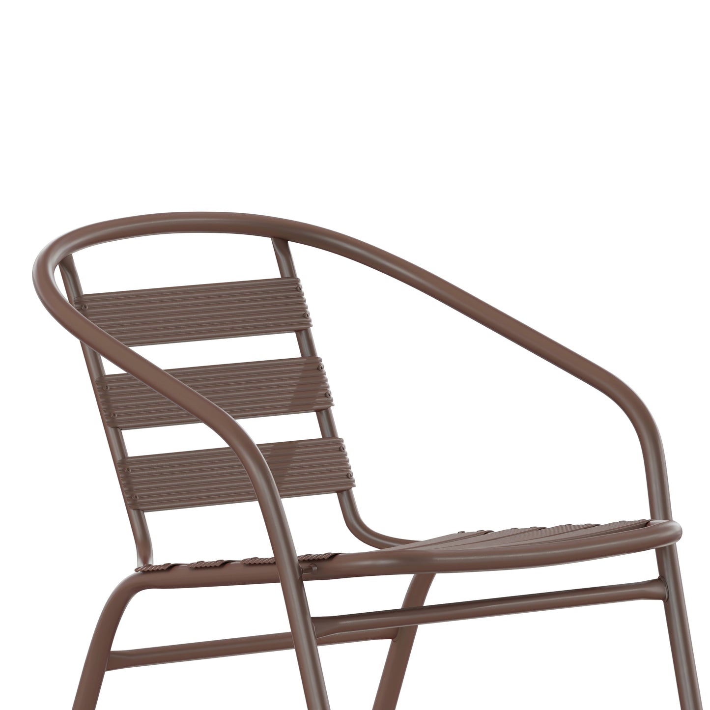 Bronze Metal Slat Chair TLH-017C-BZ-GG