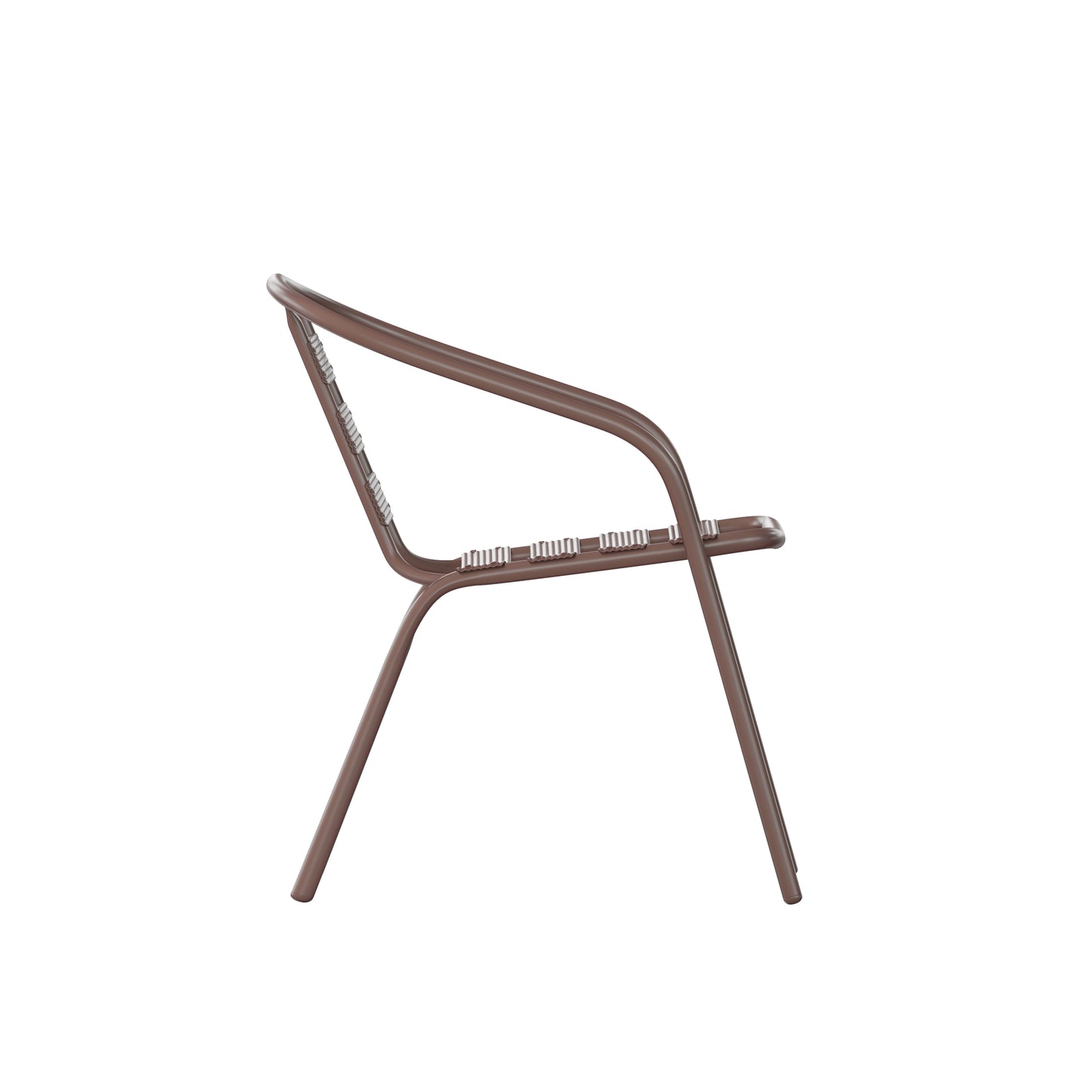 Bronze Metal Slat Chair TLH-017C-BZ-GG