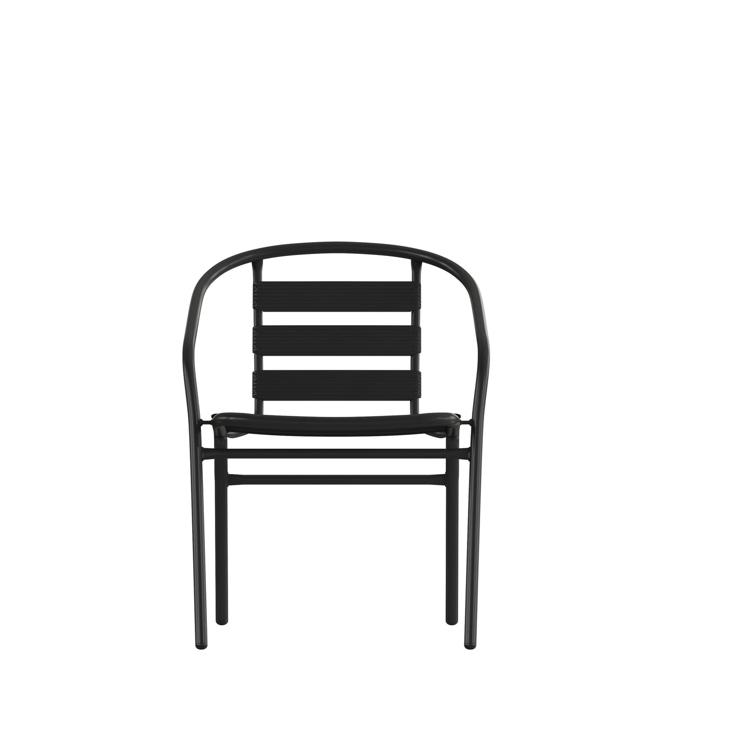 Contemporary Patio Chair with Arms for Indoor and Outdoor Use