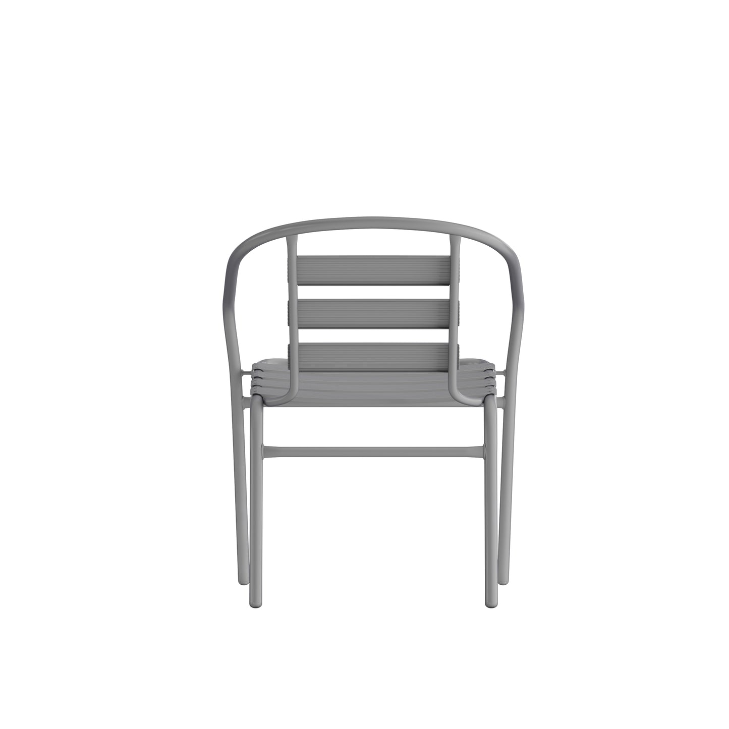 Contemporary Patio Chair with Arms for Indoor and Outdoor Use