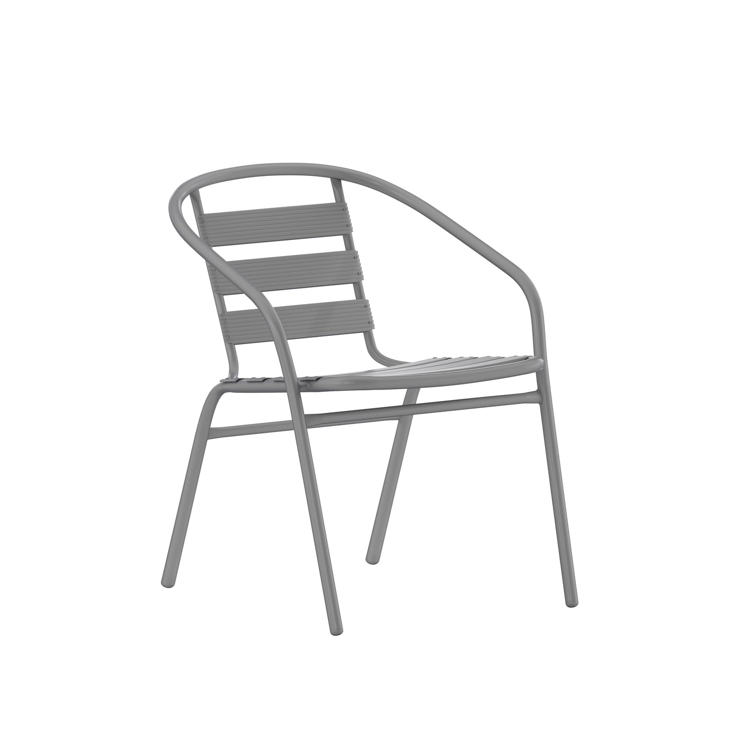 Contemporary Patio Chair with Arms for Indoor and Outdoor Use