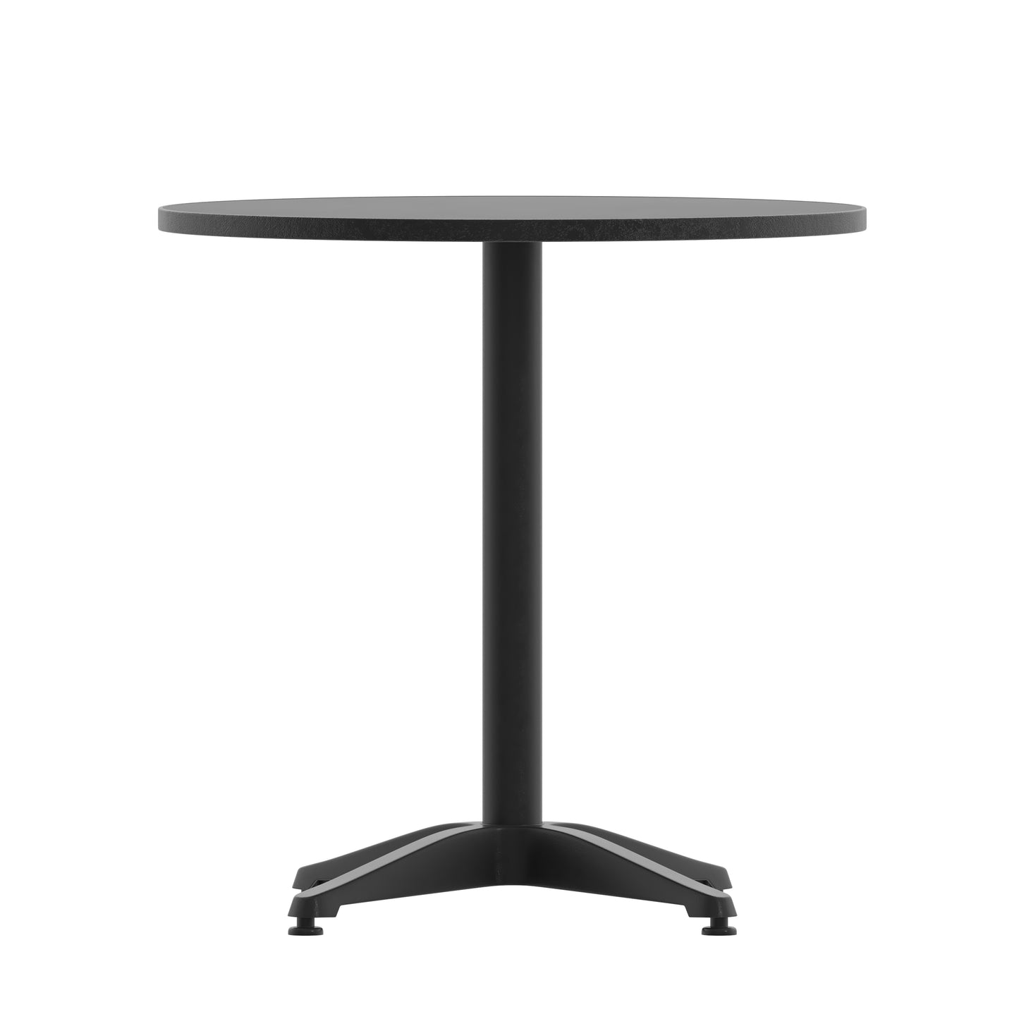 27.5RD Black Metal Table TLH-052-2-BK-GG