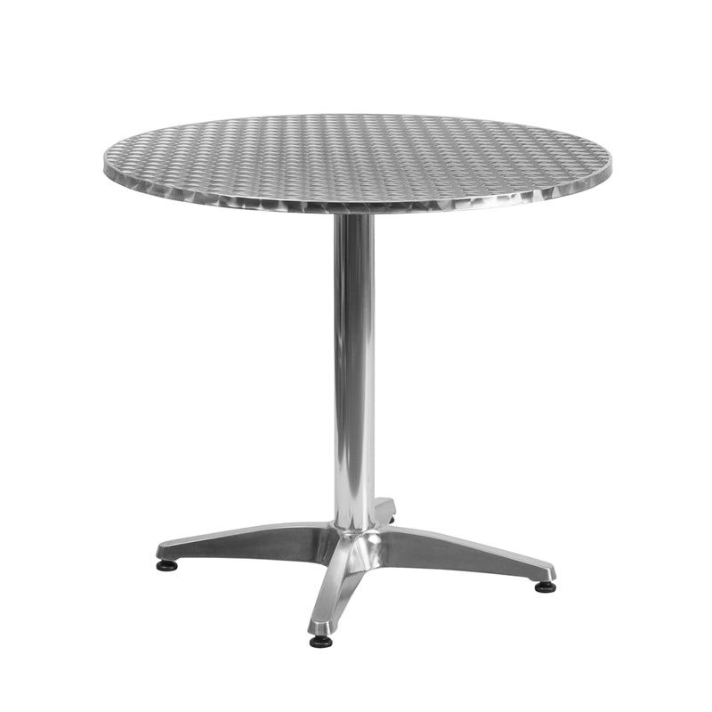 31.5RD Aluminum Table TLH-052-3-GG