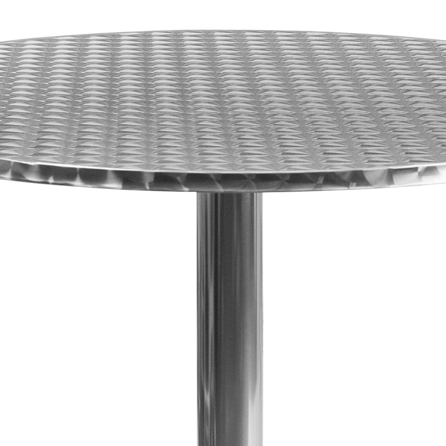 31.5RD Aluminum Table TLH-052-3-GG