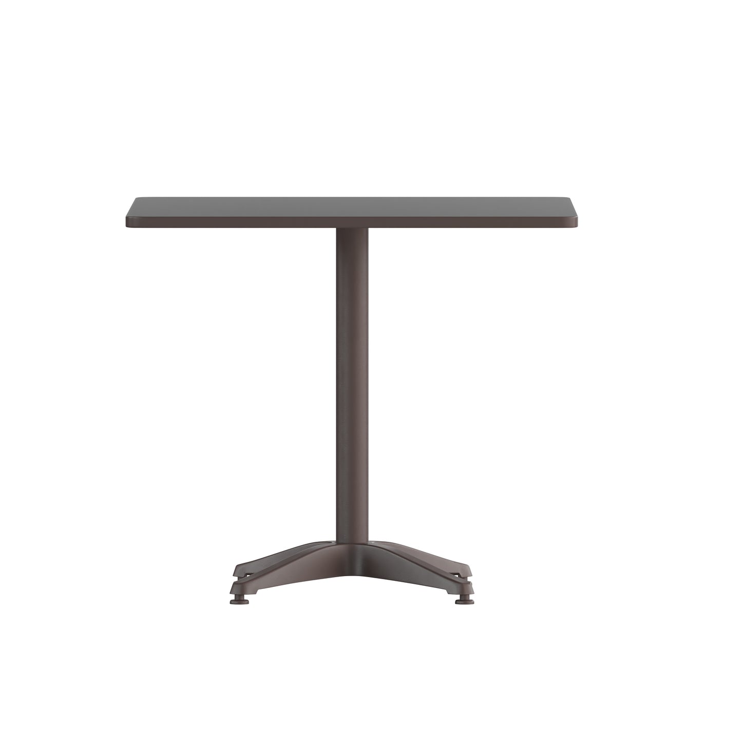 31.5SQ Bronze Metal Table TLH-053-3-BZ-GG