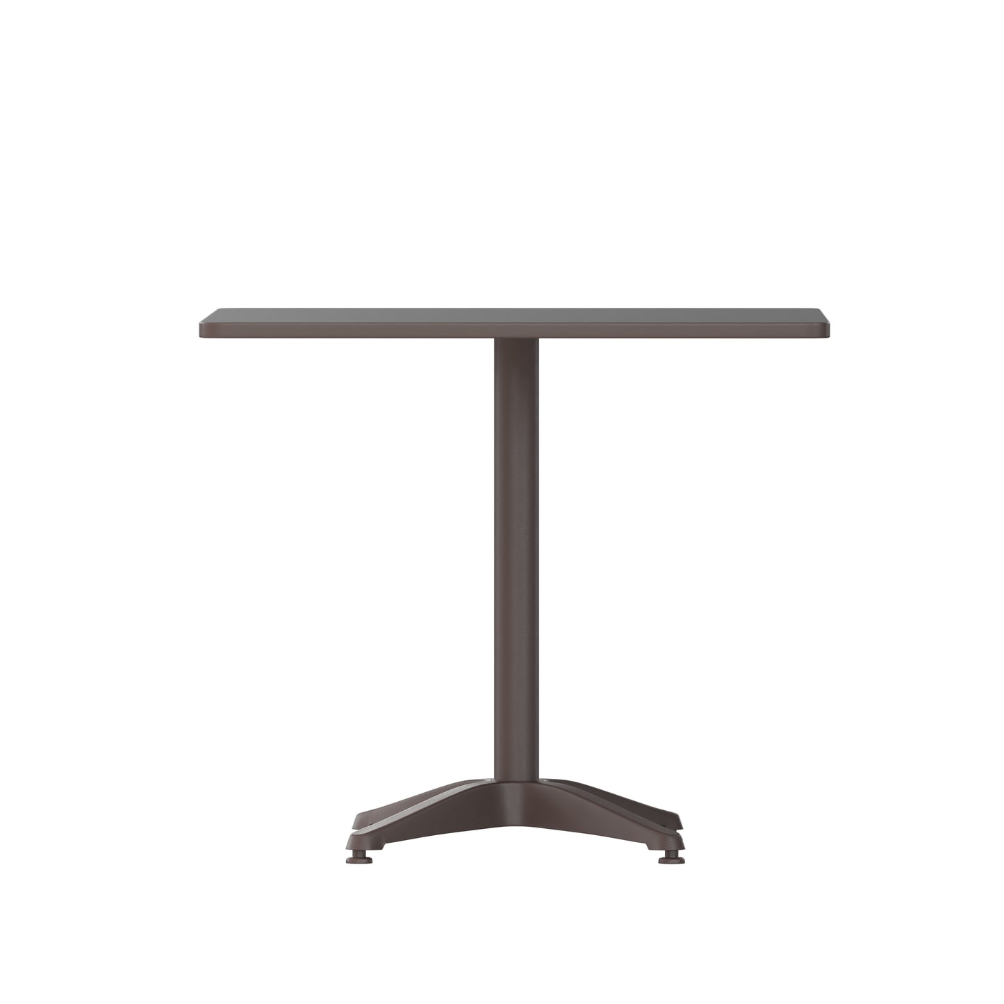 31.5SQ Bronze Metal Table TLH-053-3-BZ-GG