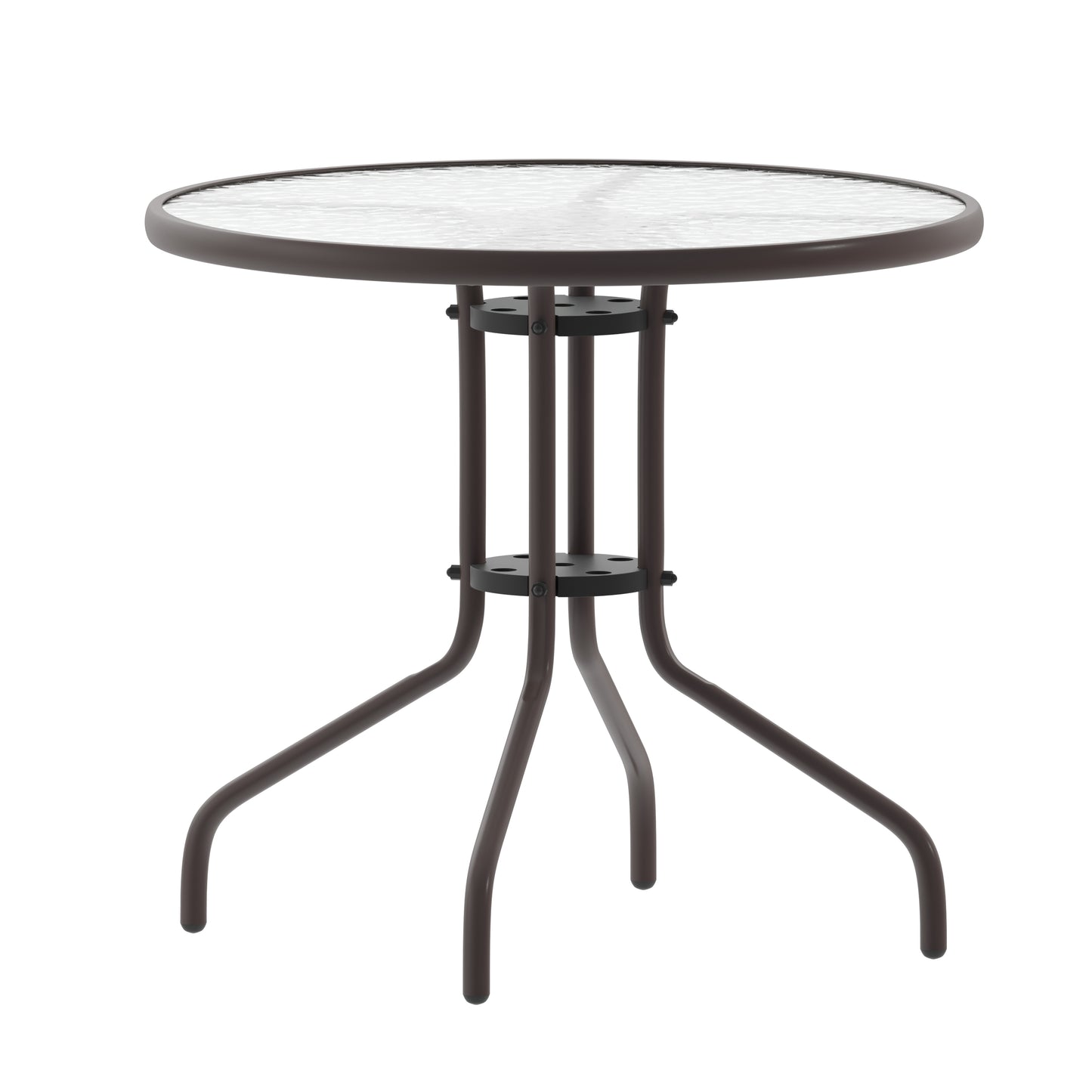 31.5RD Bronze Patio Table TLH-070-2-BZ-GG