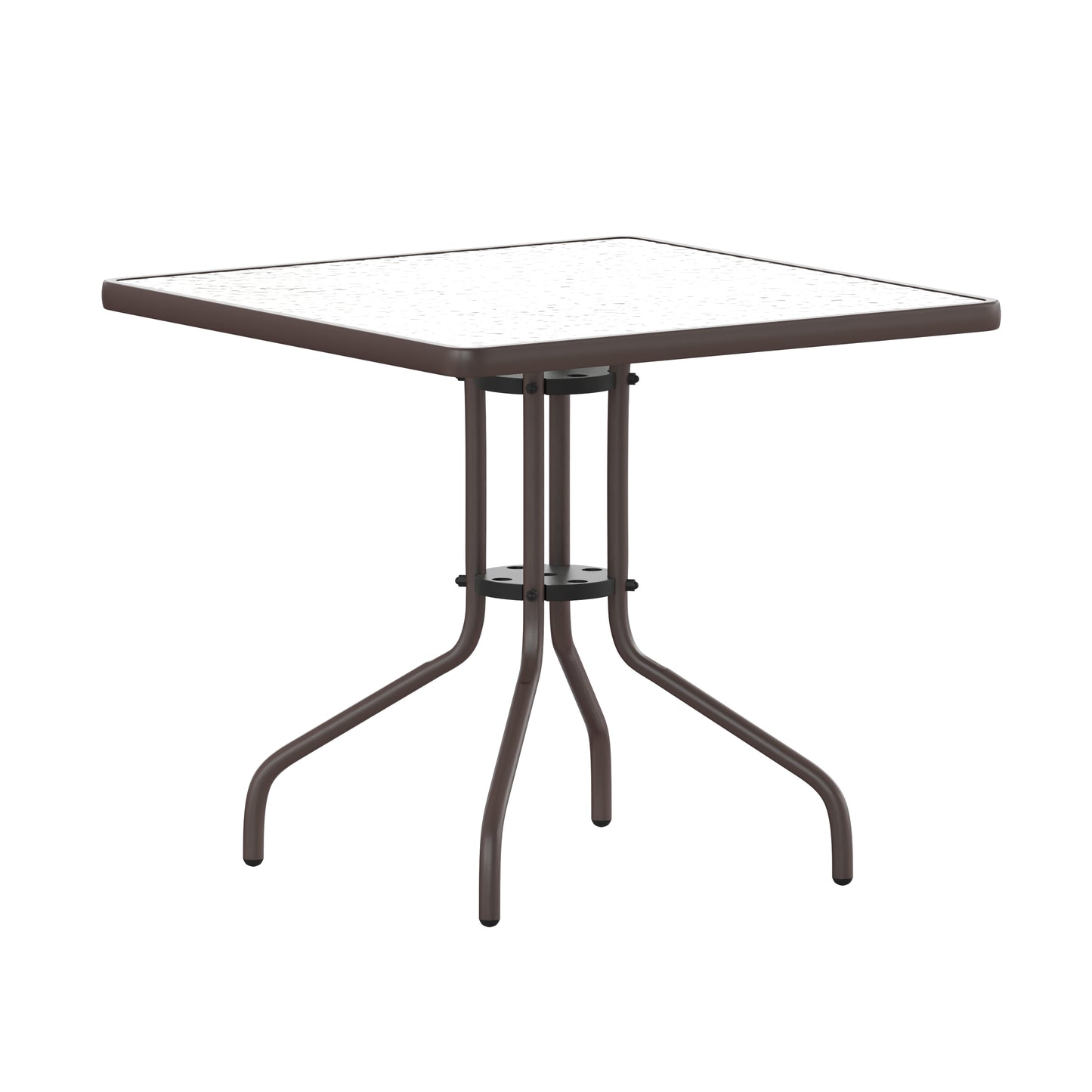 31.5SQ Bronze Patio Table TLH-073A-2-BZ-GG