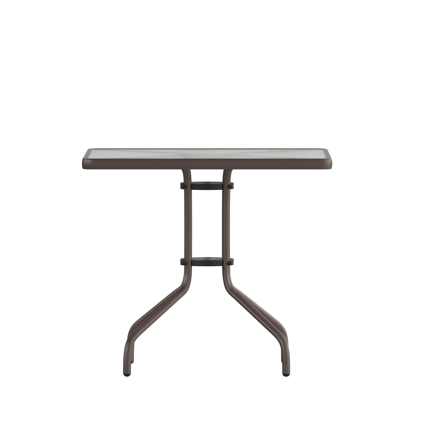 31.5SQ Bronze Patio Table TLH-073A-2-BZ-GG